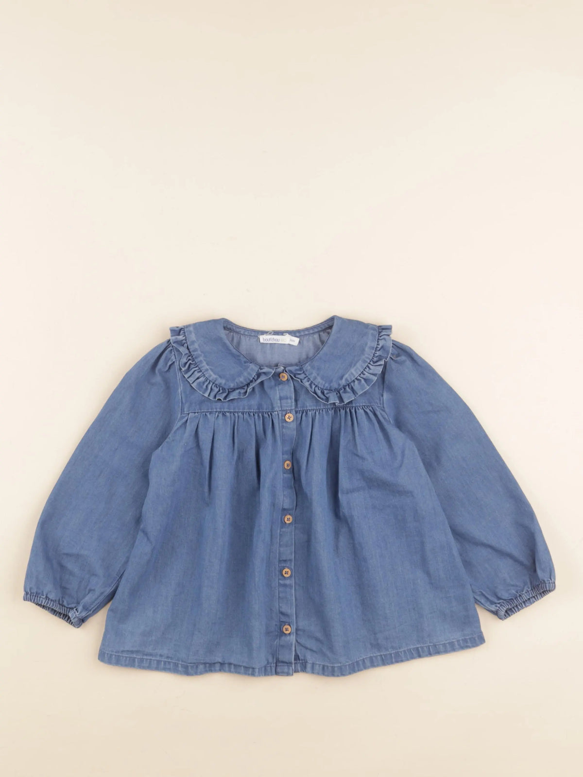 Boutchou - blouse bleu - 36 mois