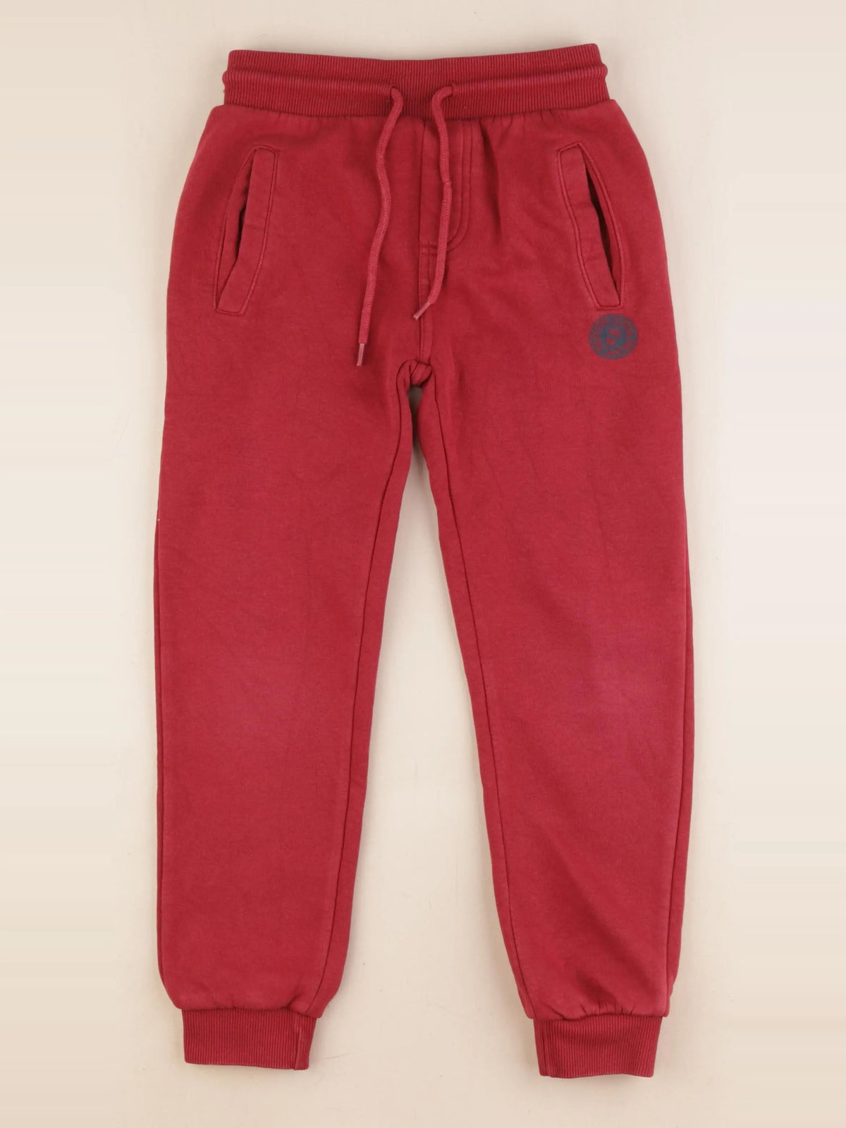 Vertbaudet - jogging rouge - 8 ans
