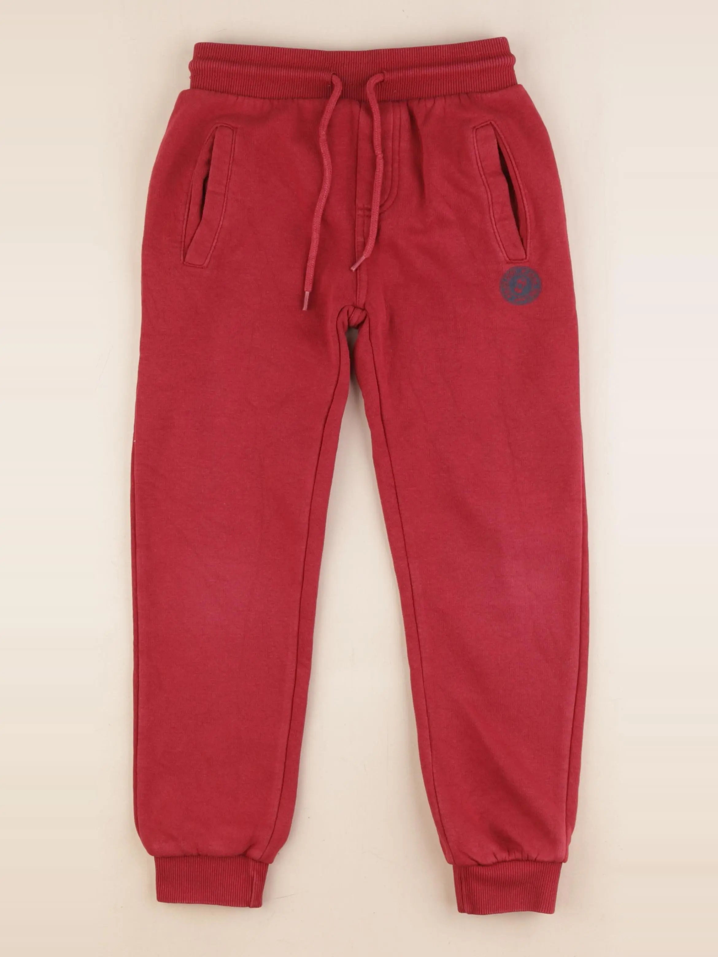 Vertbaudet - jogging rouge - 8 ans