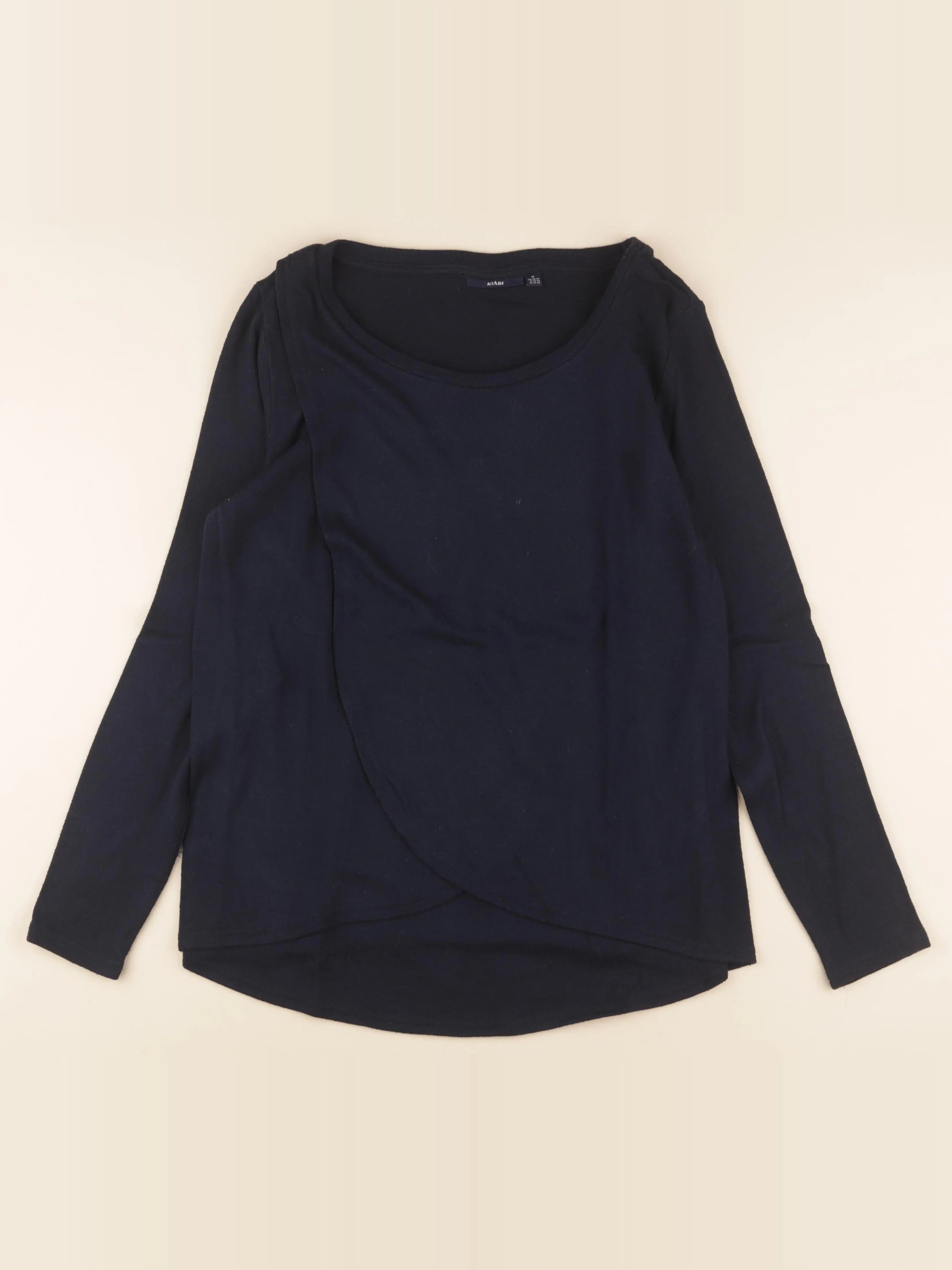 Kiabi - pull allaitement bleu - m