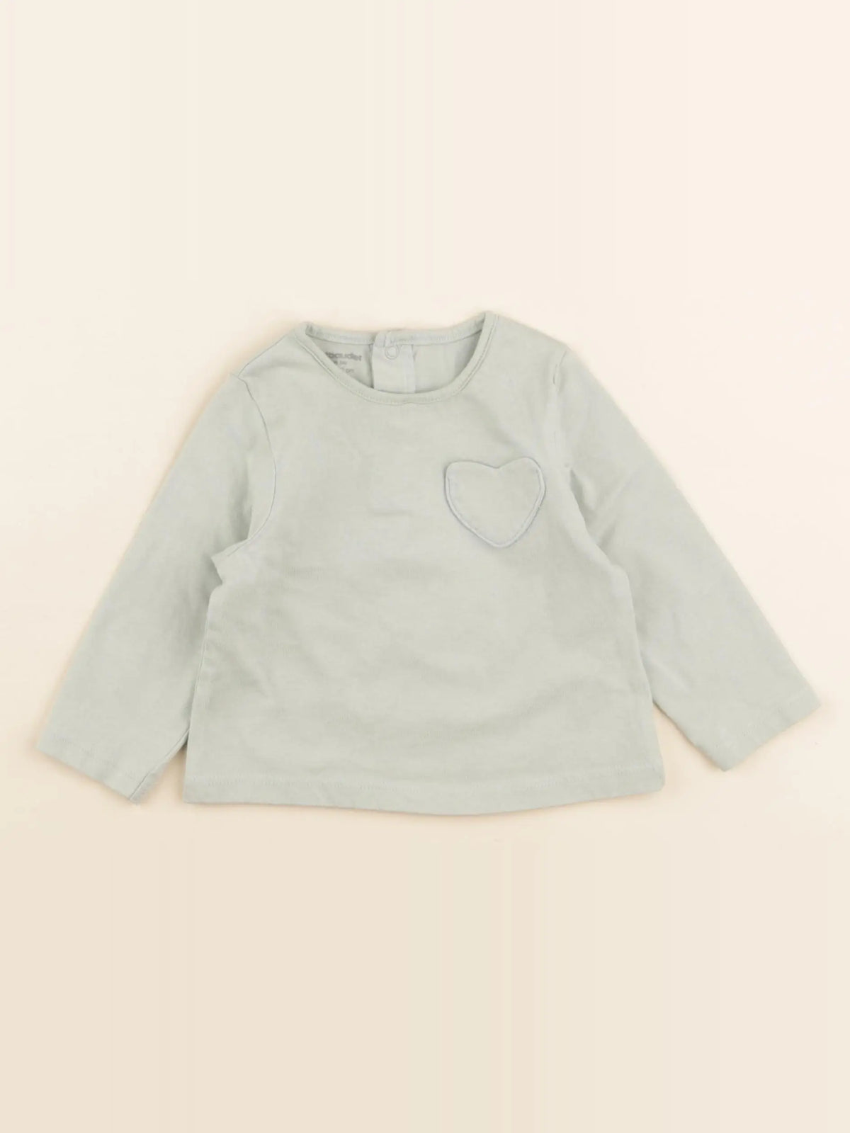 Vertbaudet - tee-shirt vert - 6 mois