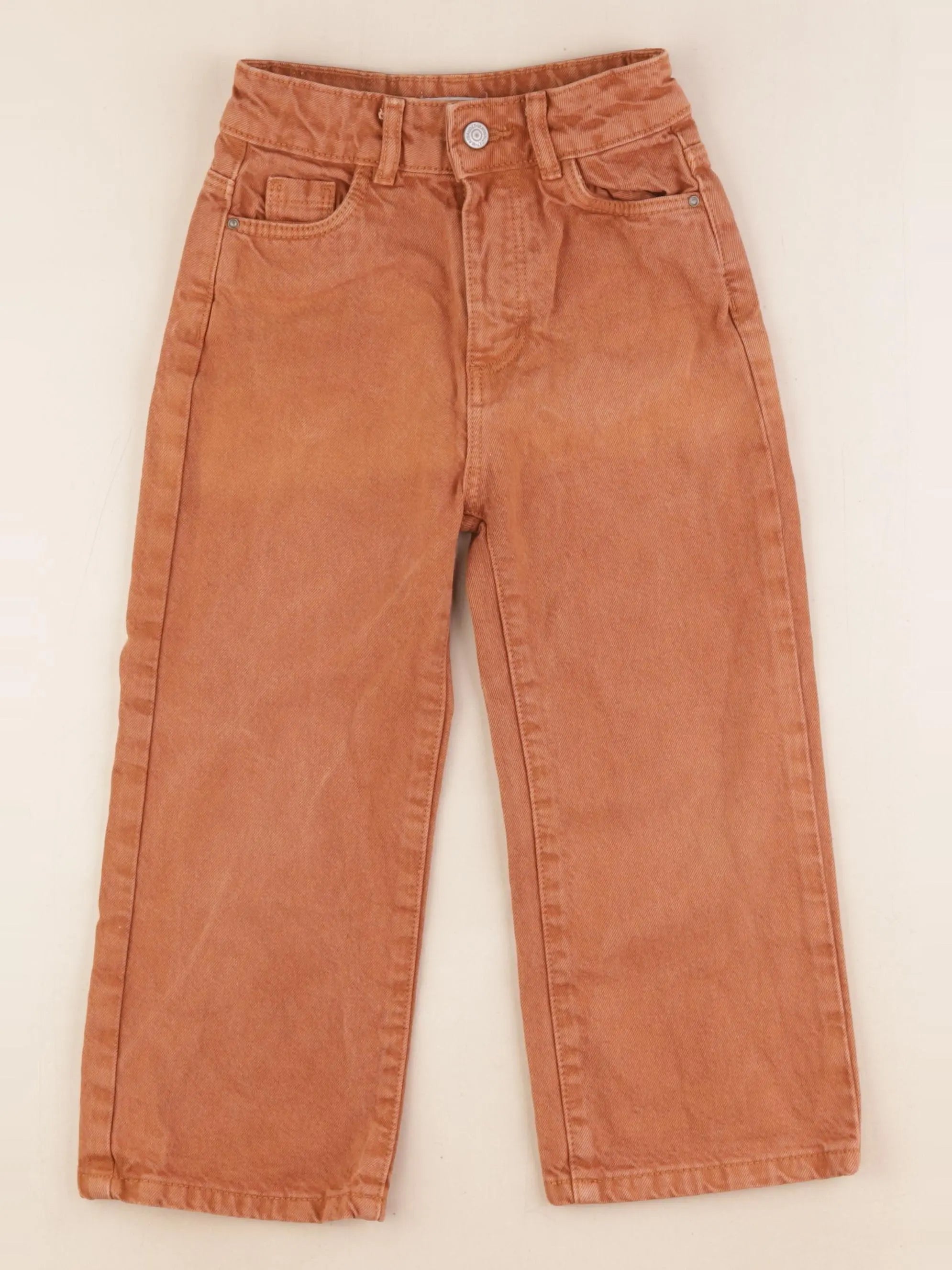 Vertbaudet - jean orange - 5 ans