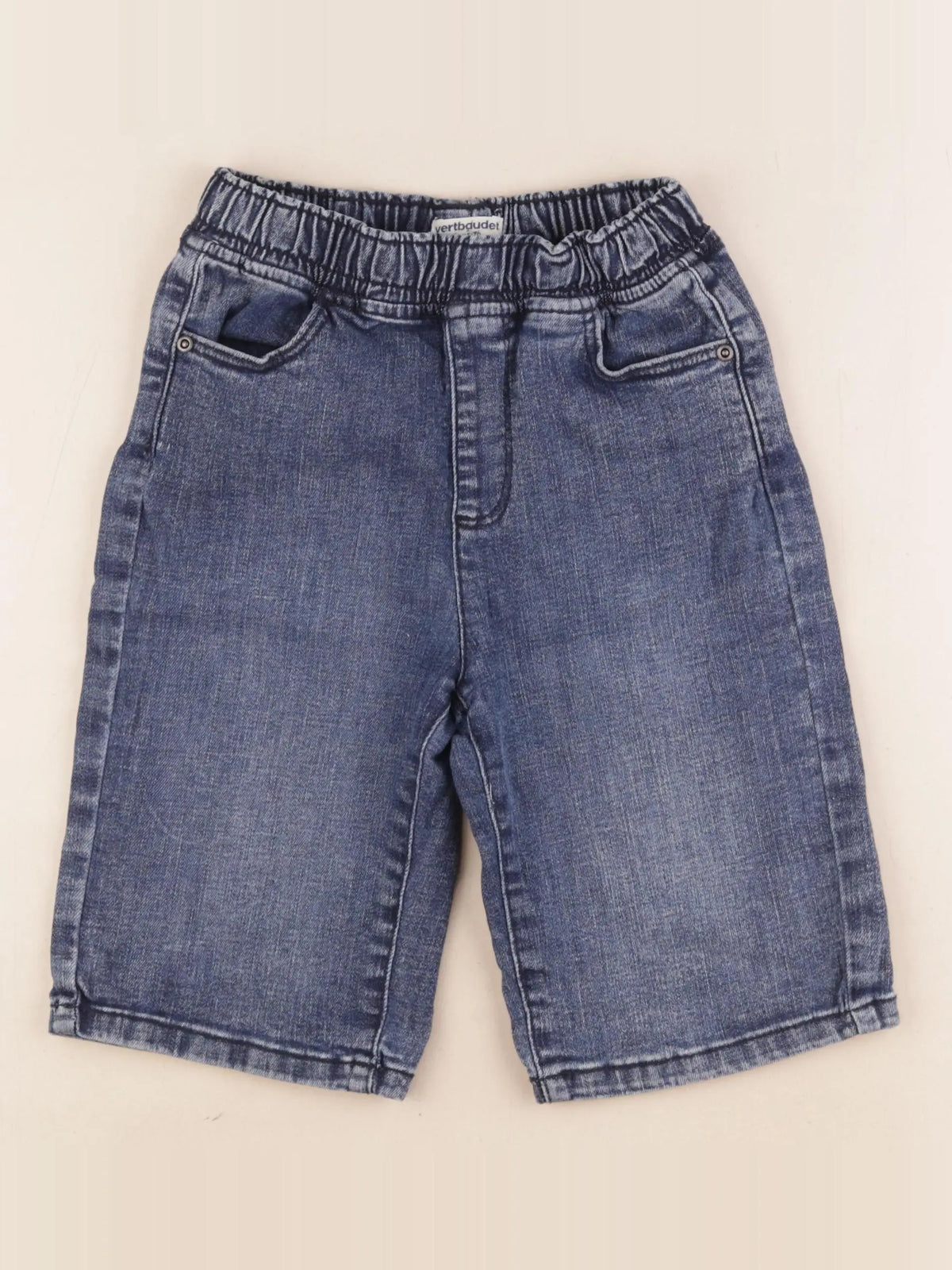 Vertbaudet - short bleu - 8 ans