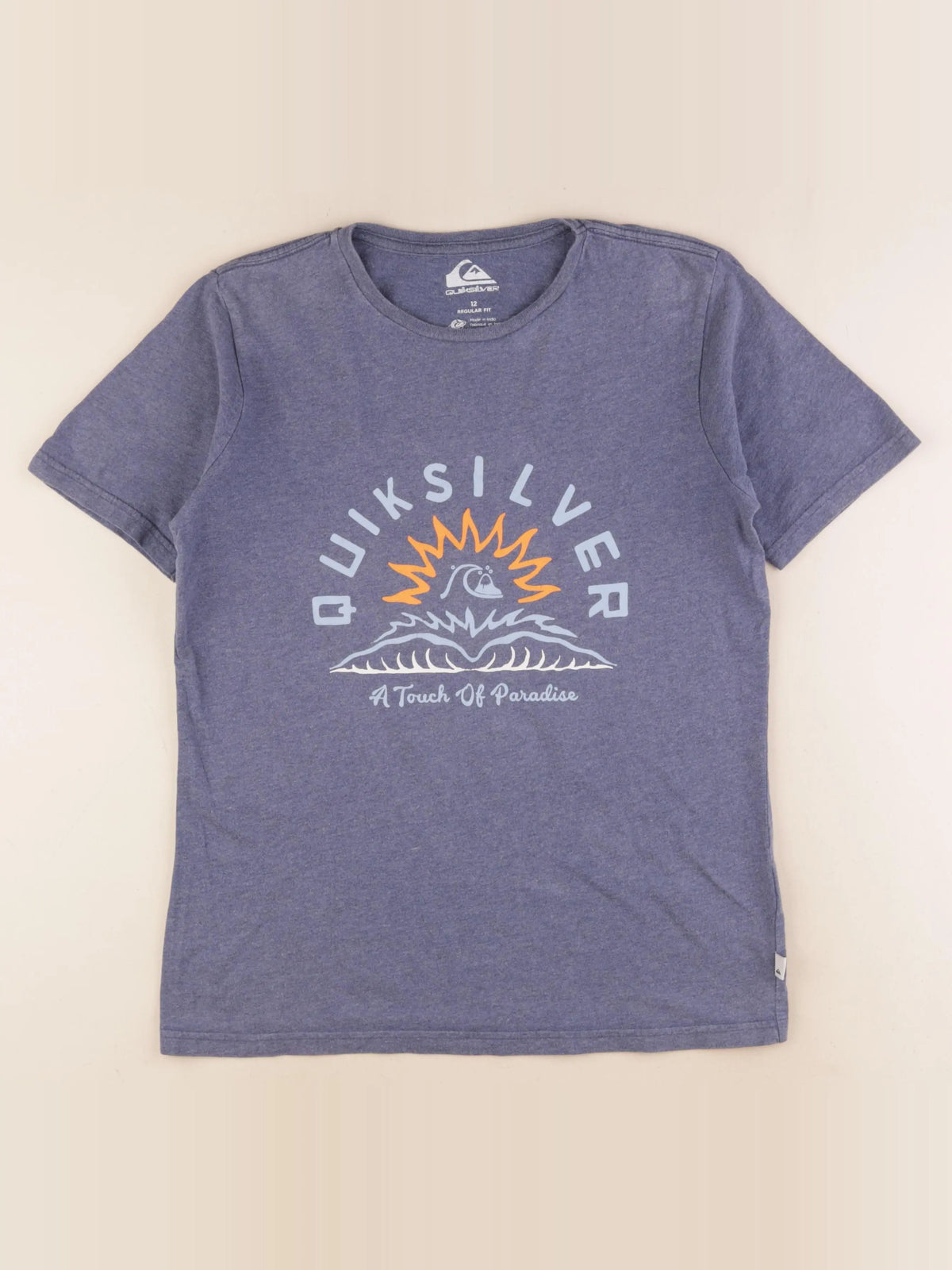 Quiksilver - tee-shirt bleu - 12 ans