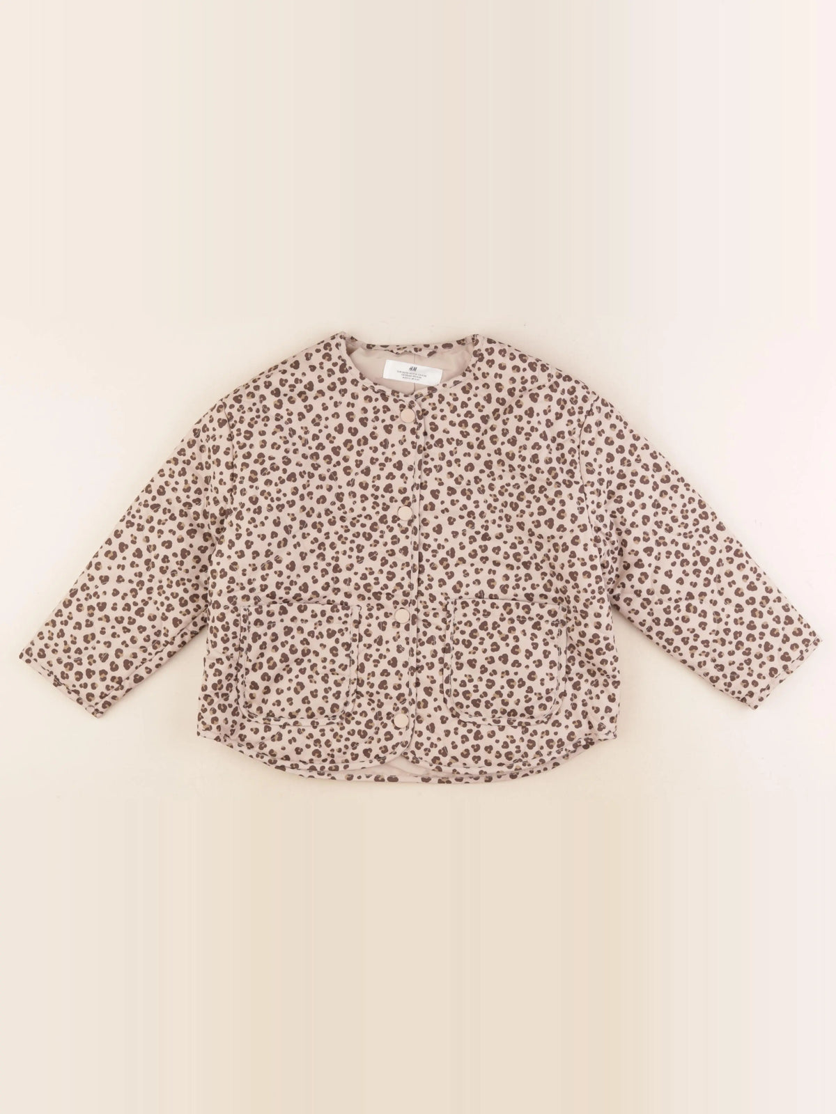 H&M - veste beige, marron - 4/6 ans