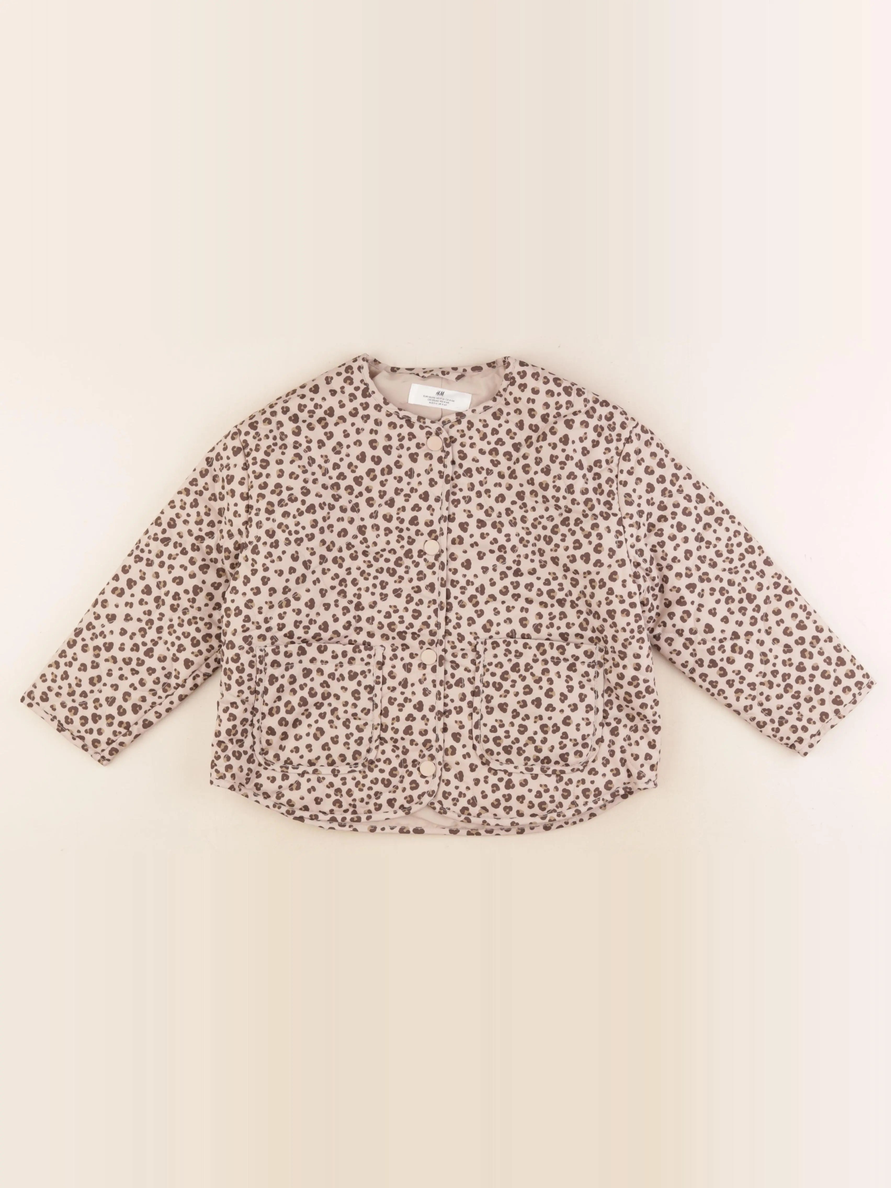 H&M - veste beige, marron - 4/6 ans