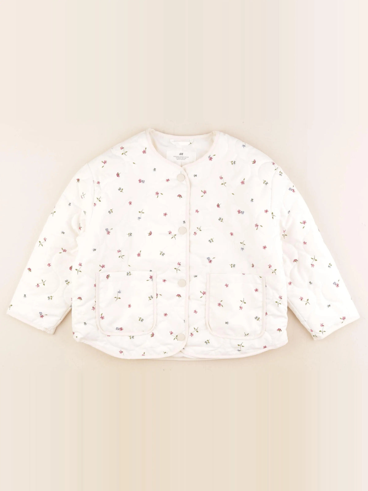 H&M - veste beige - 4/6 ans