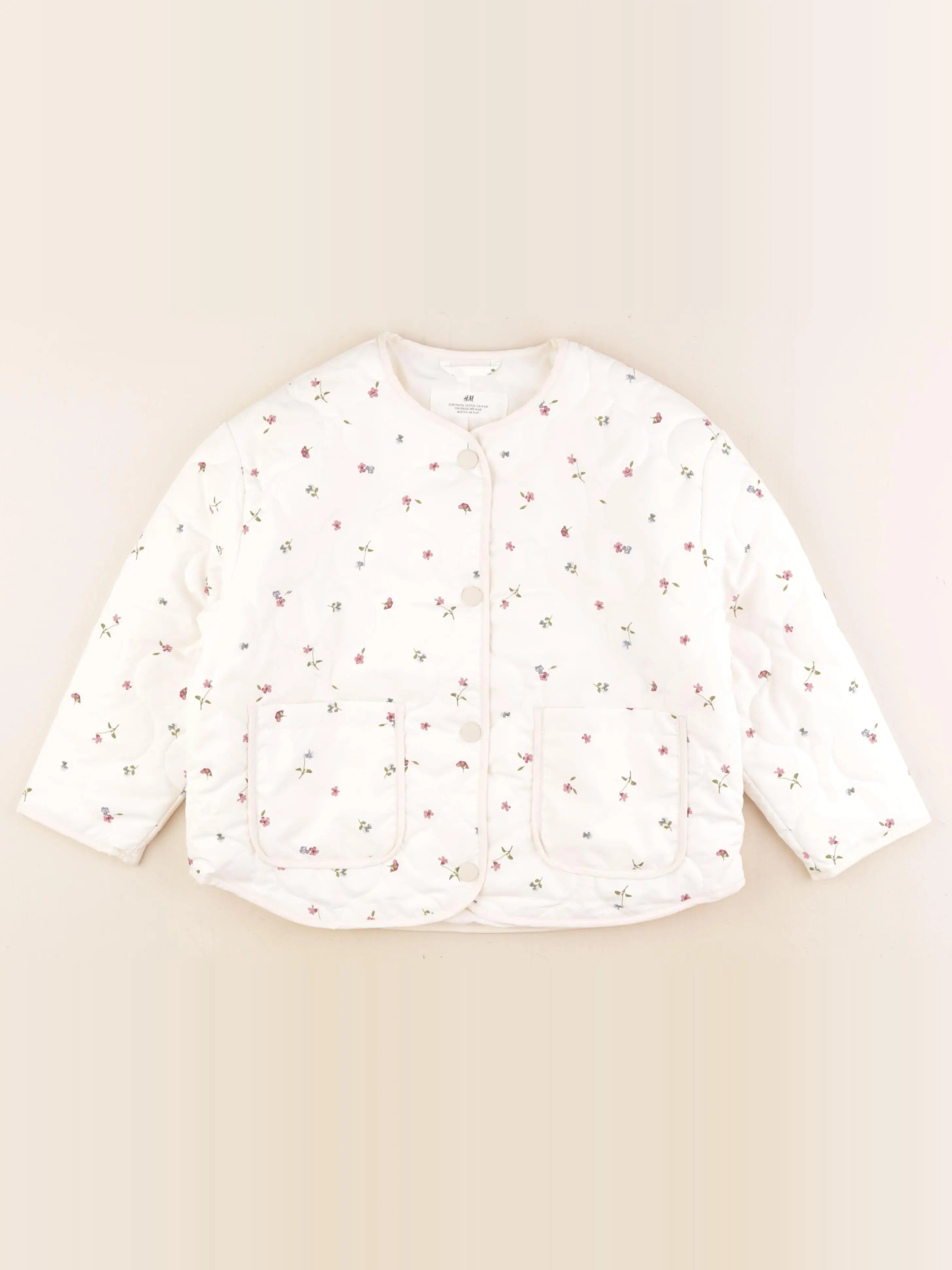 H&M - veste beige - 4/6 ans