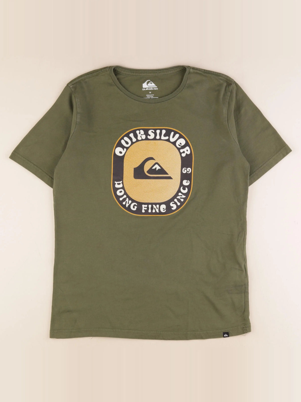 Quiksilver - tee-shirt vert - 14 ans