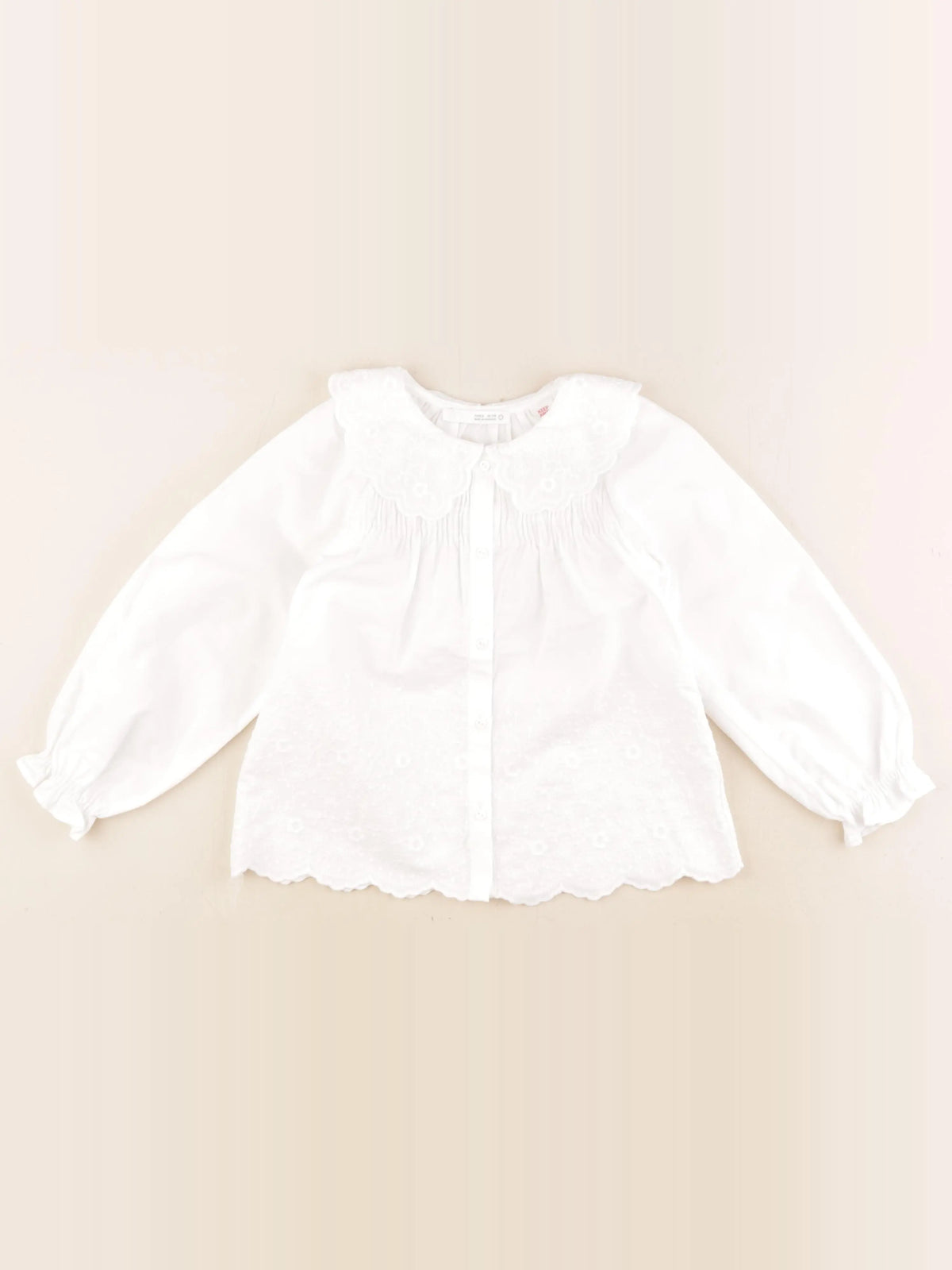 Zara - blouse blanc - 5 ans