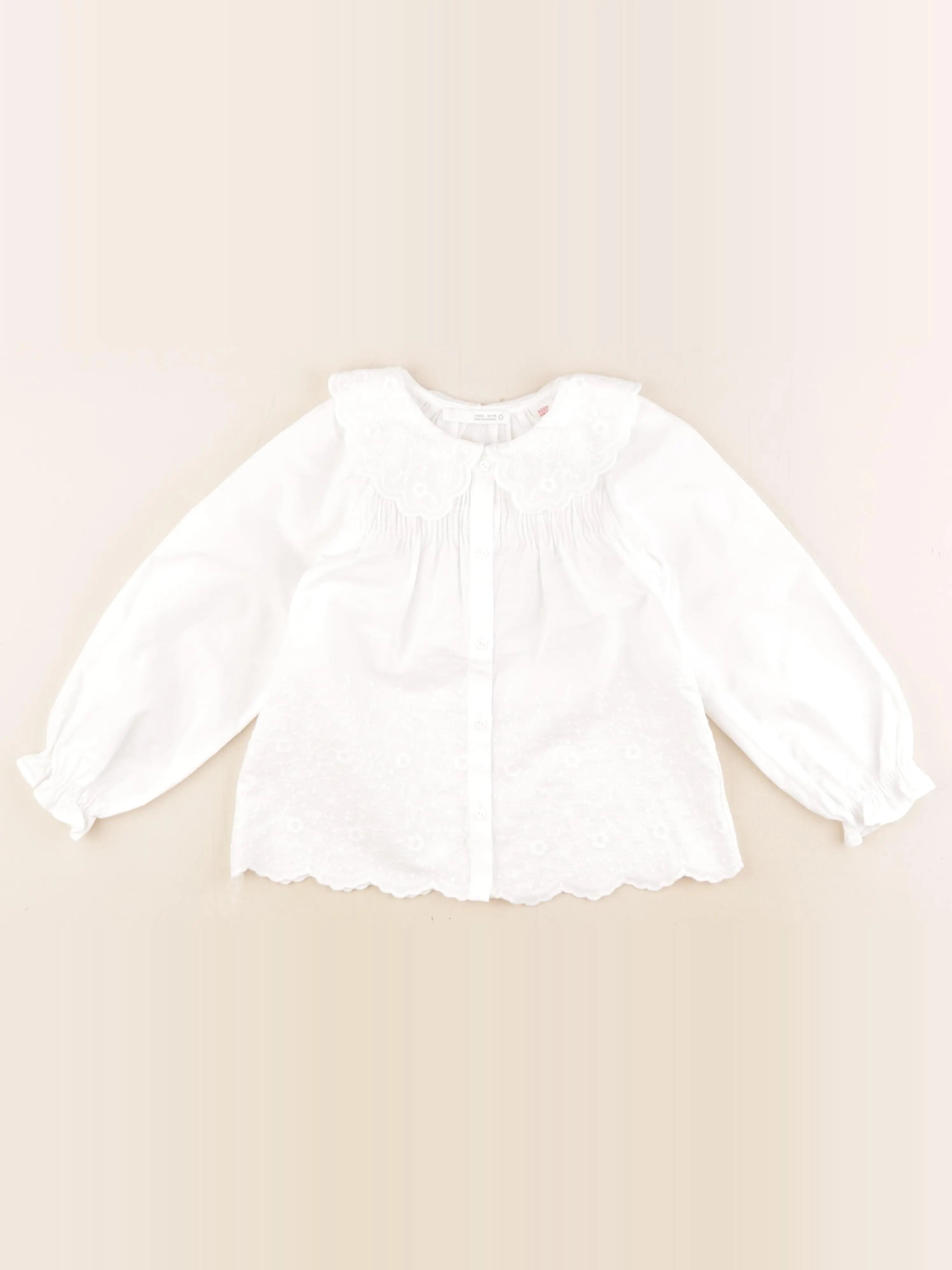 Zara - blouse blanc - 5 ans