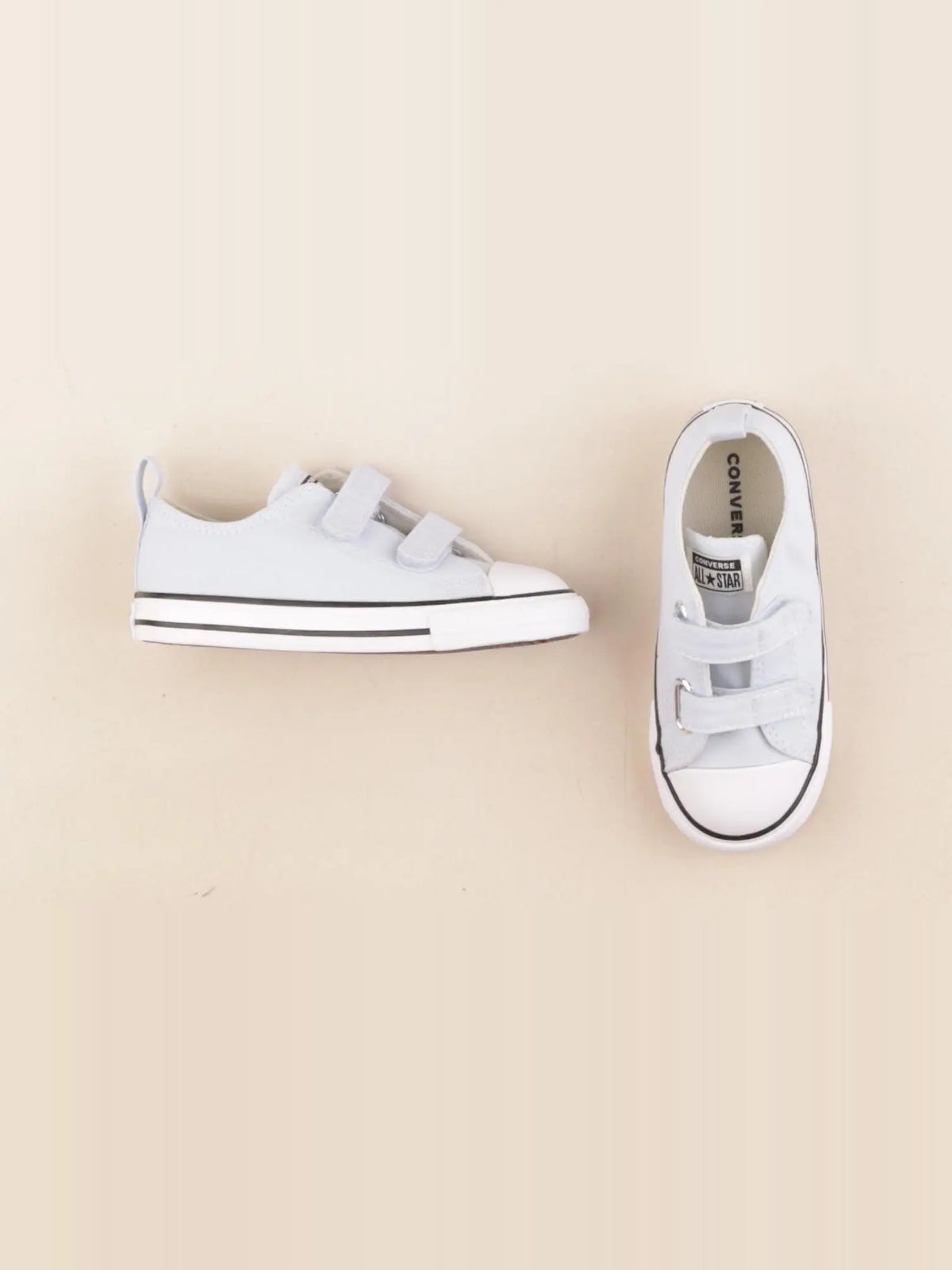 Converse - tennis à scratch/ lacets bleu - pointure 25