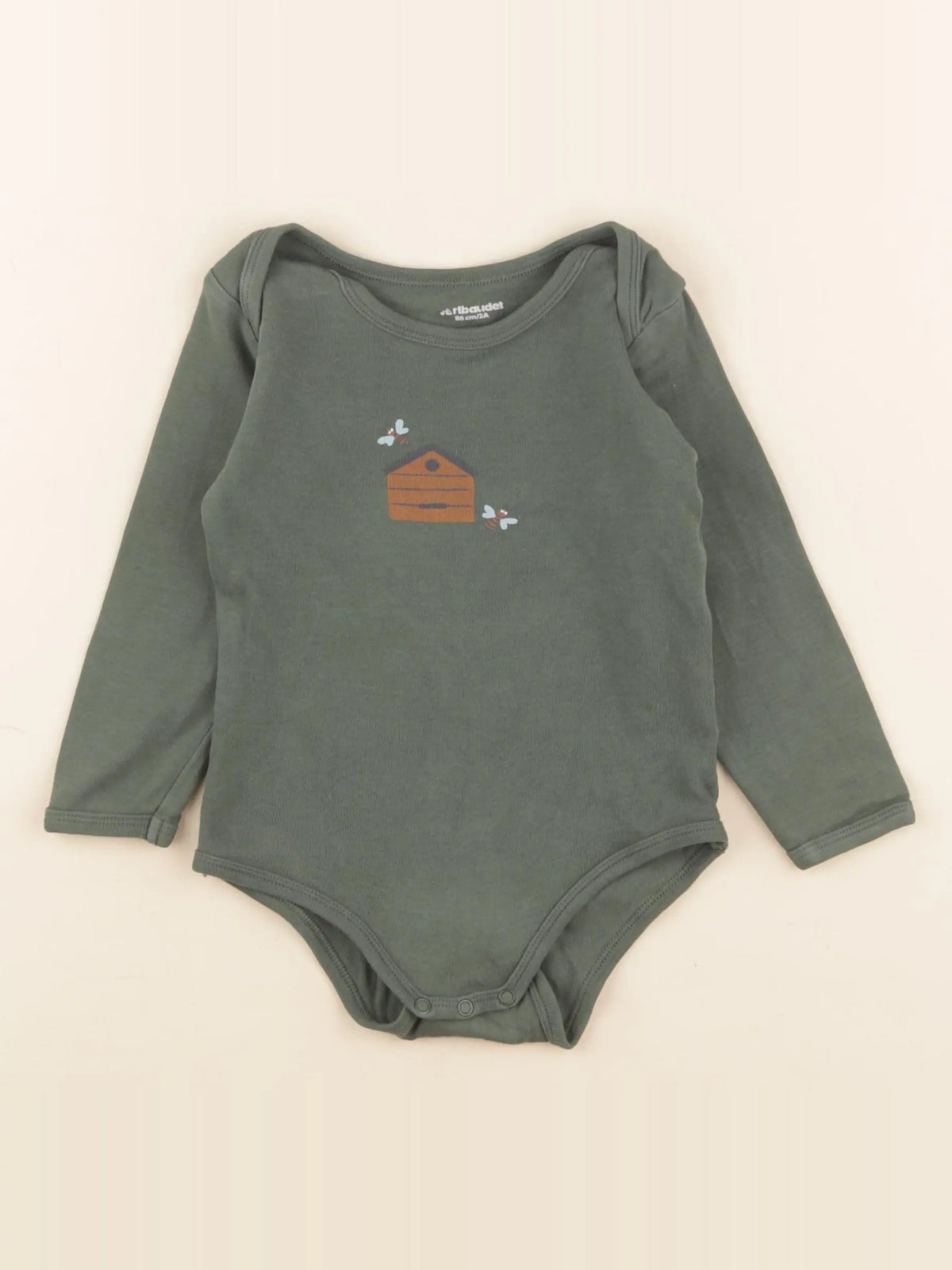 Vertbaudet - body vert - 2 ans