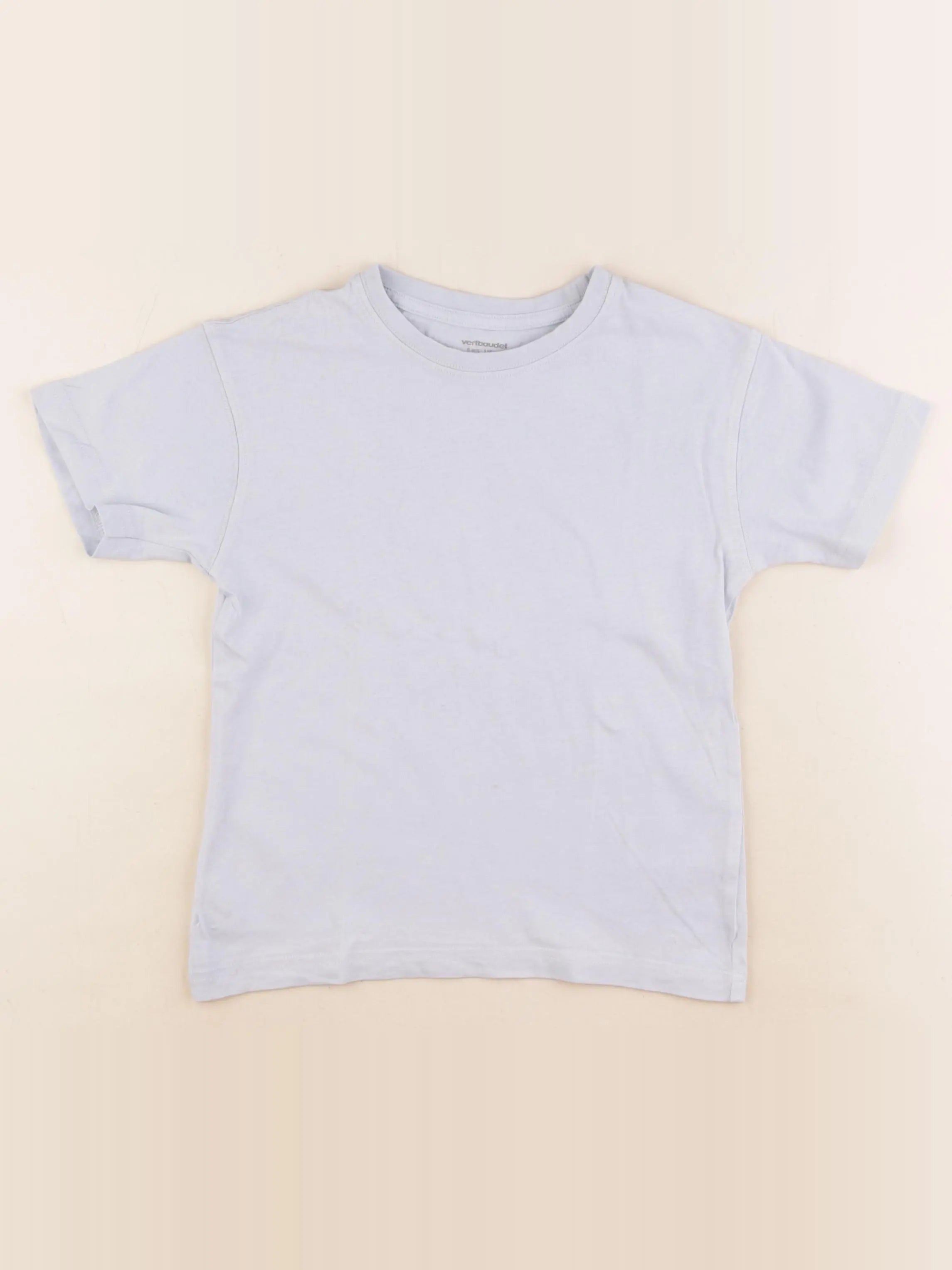 Vertbaudet - tee-shirt bleu - 6 ans