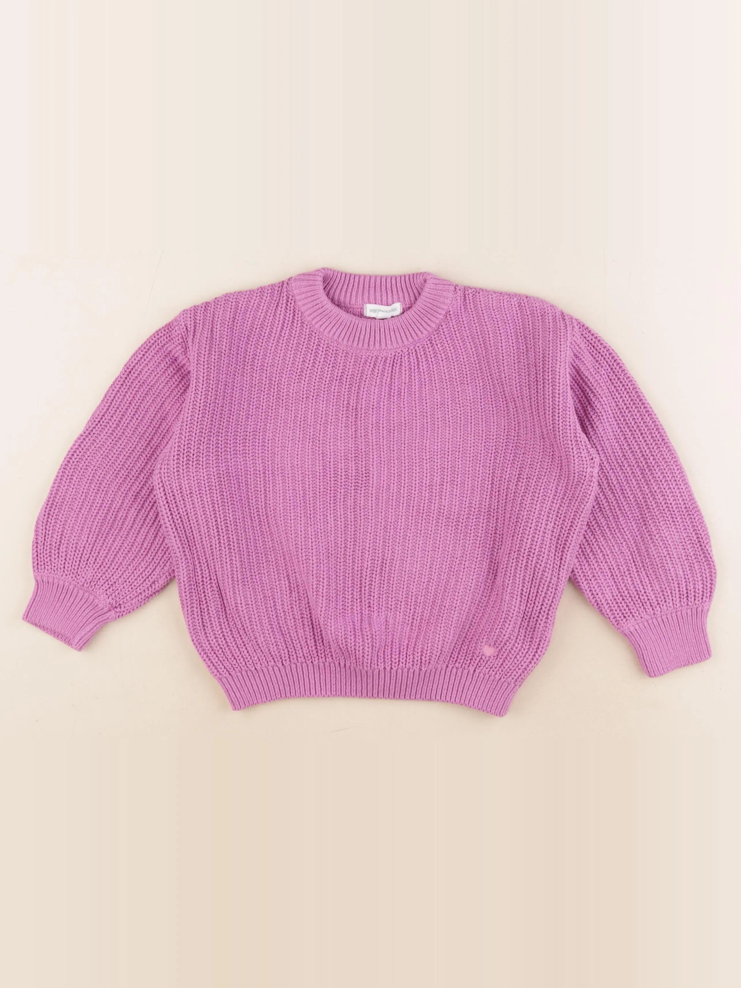 Vertbaudet - pull violet - 5 ans