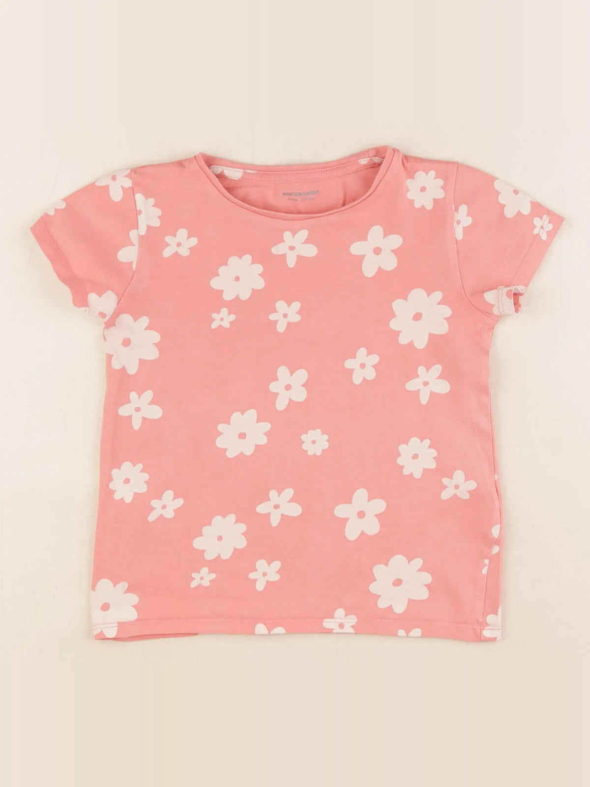 Vertbaudet - tee-shirt rose - 4 ans