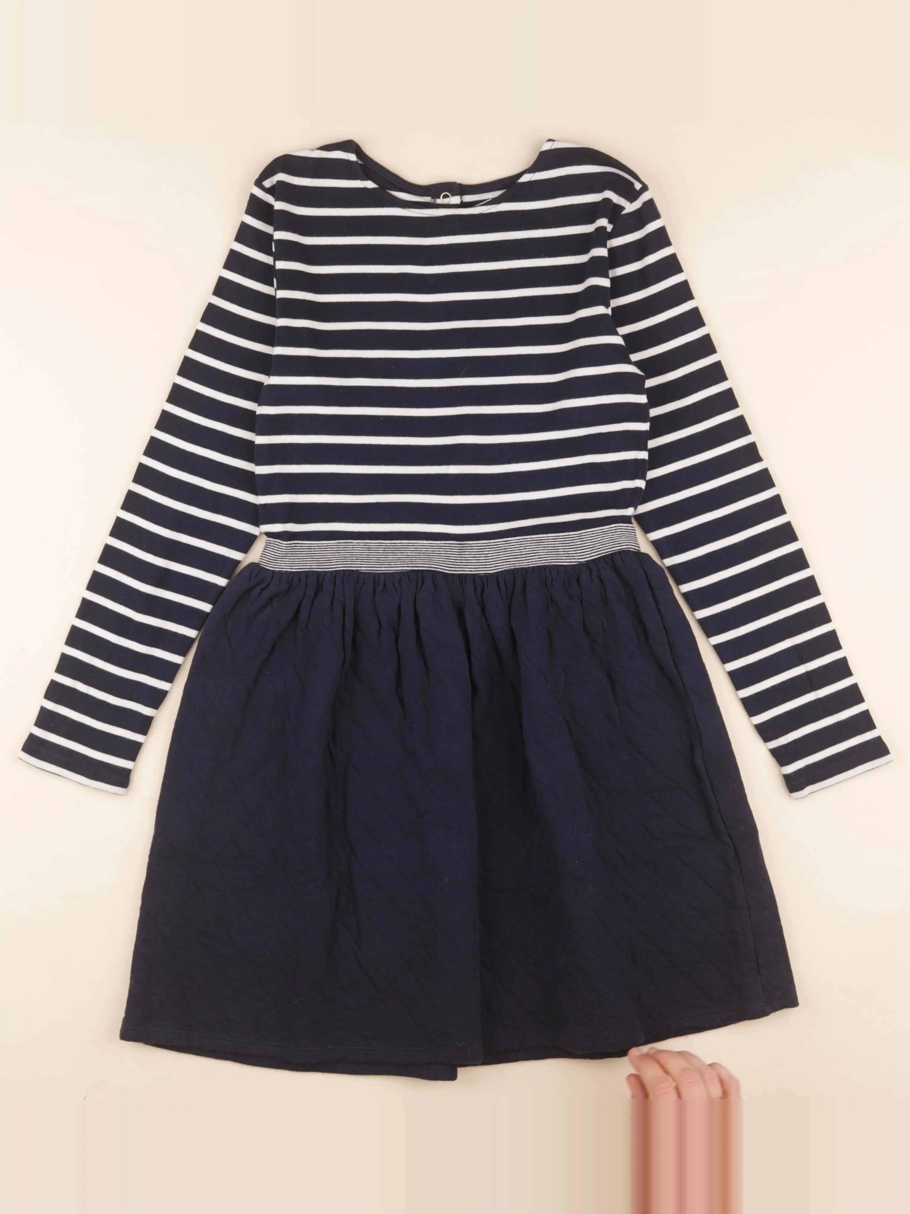 Petit Bateau - robe bleu - 12 ans