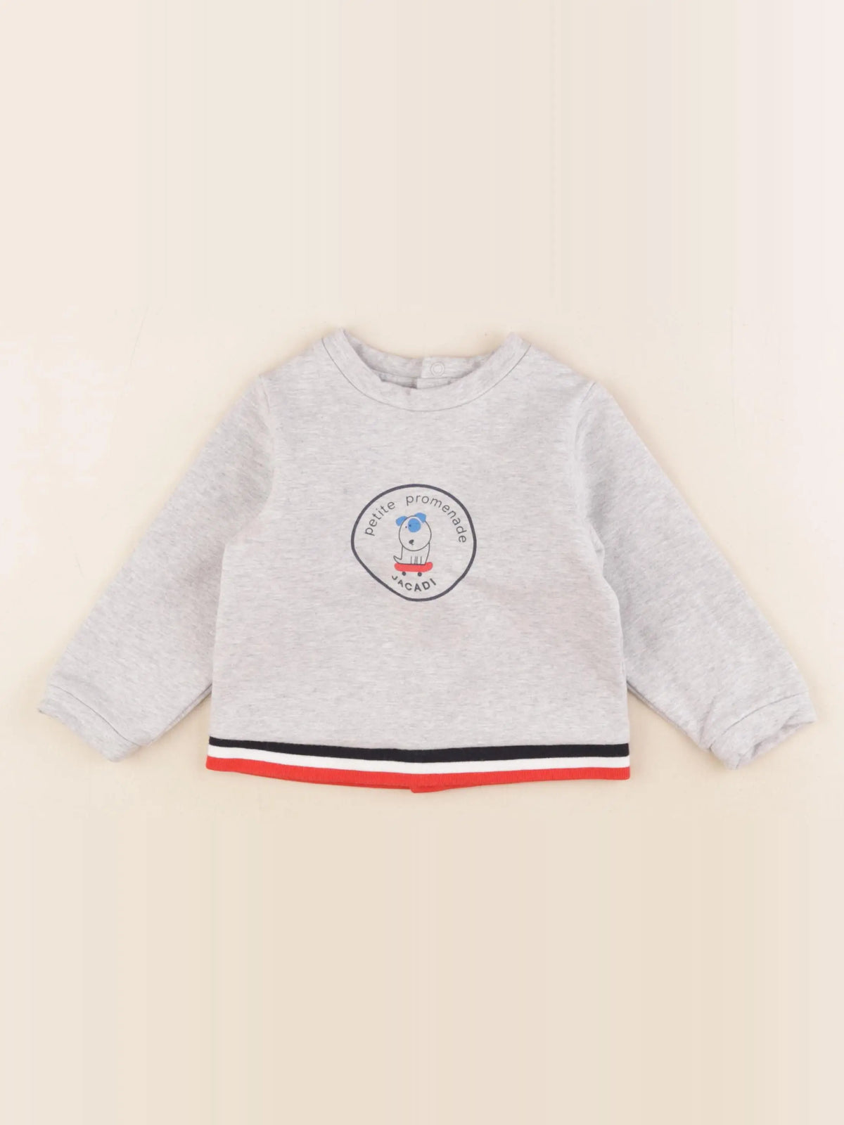 Jacadi - sweat gris - 18 mois