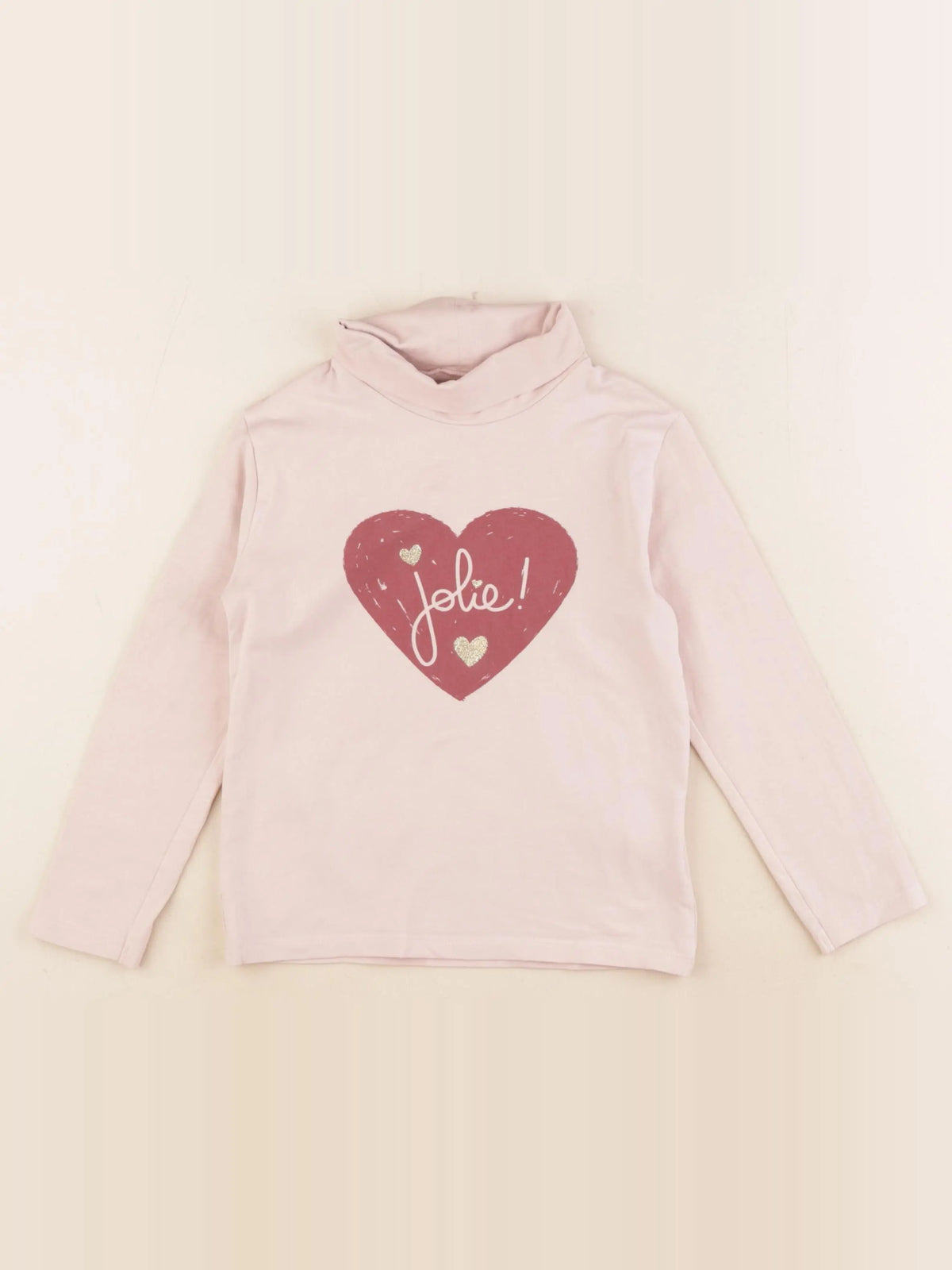 Vertbaudet - sous-pull rose - 5 ans