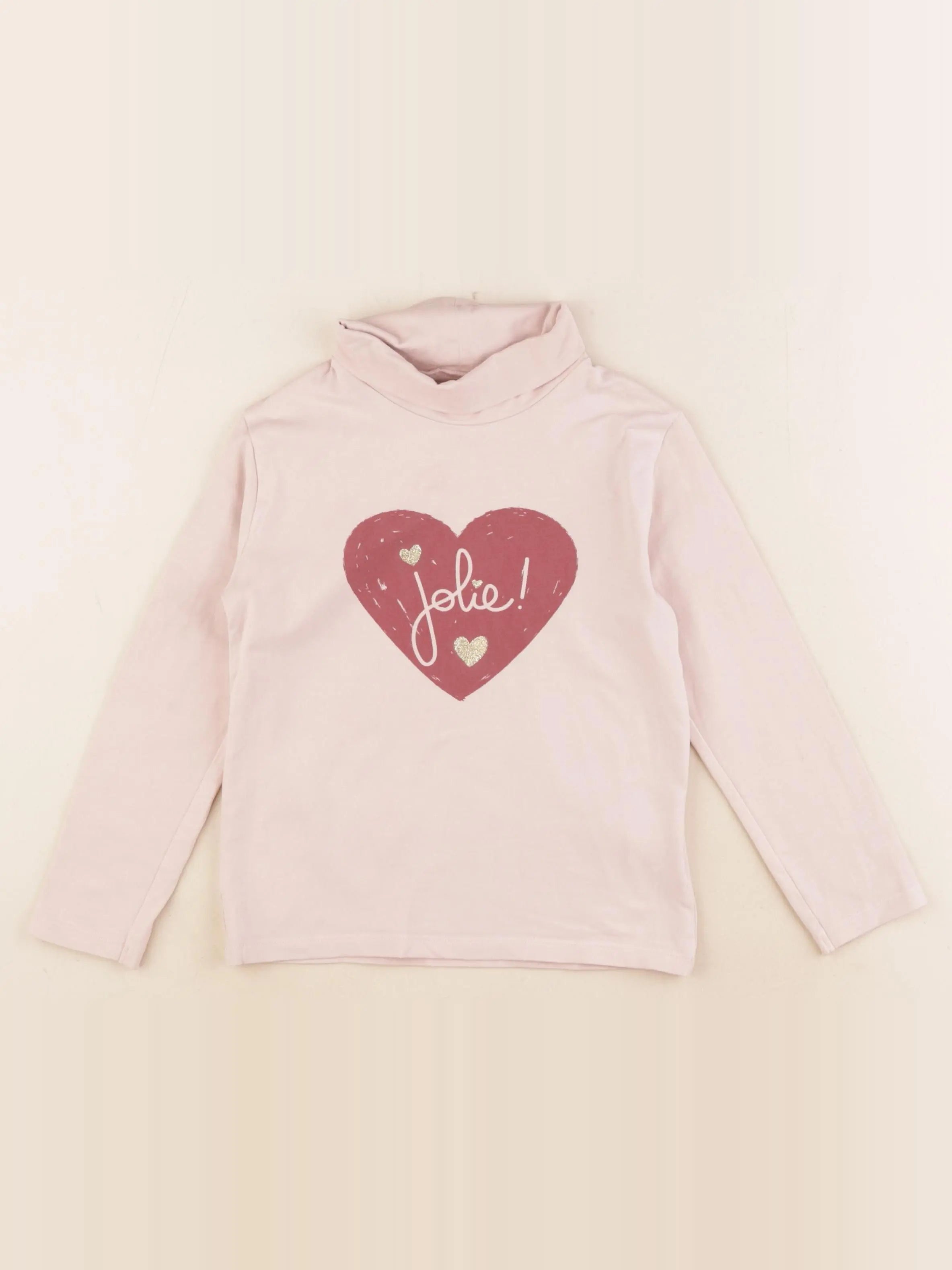 Vertbaudet - sous-pull rose - 5 ans