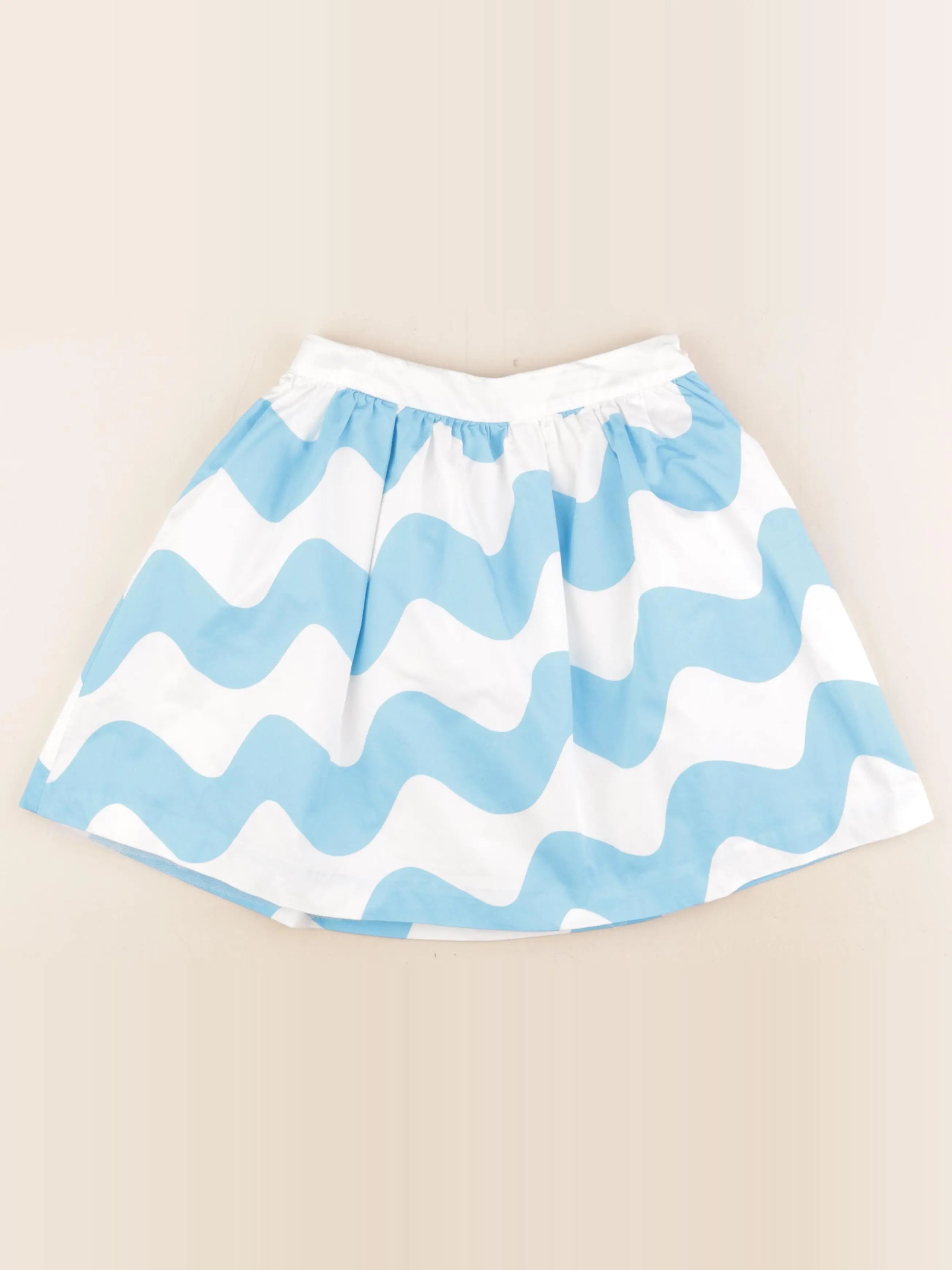 Jacadi - jupe blanc, bleu - 8 ans