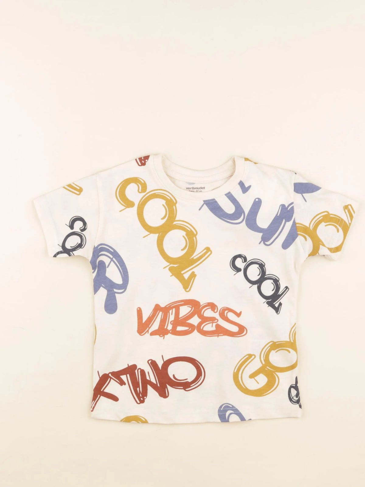 Vertbaudet - tee-shirt multicolore - 3 ans