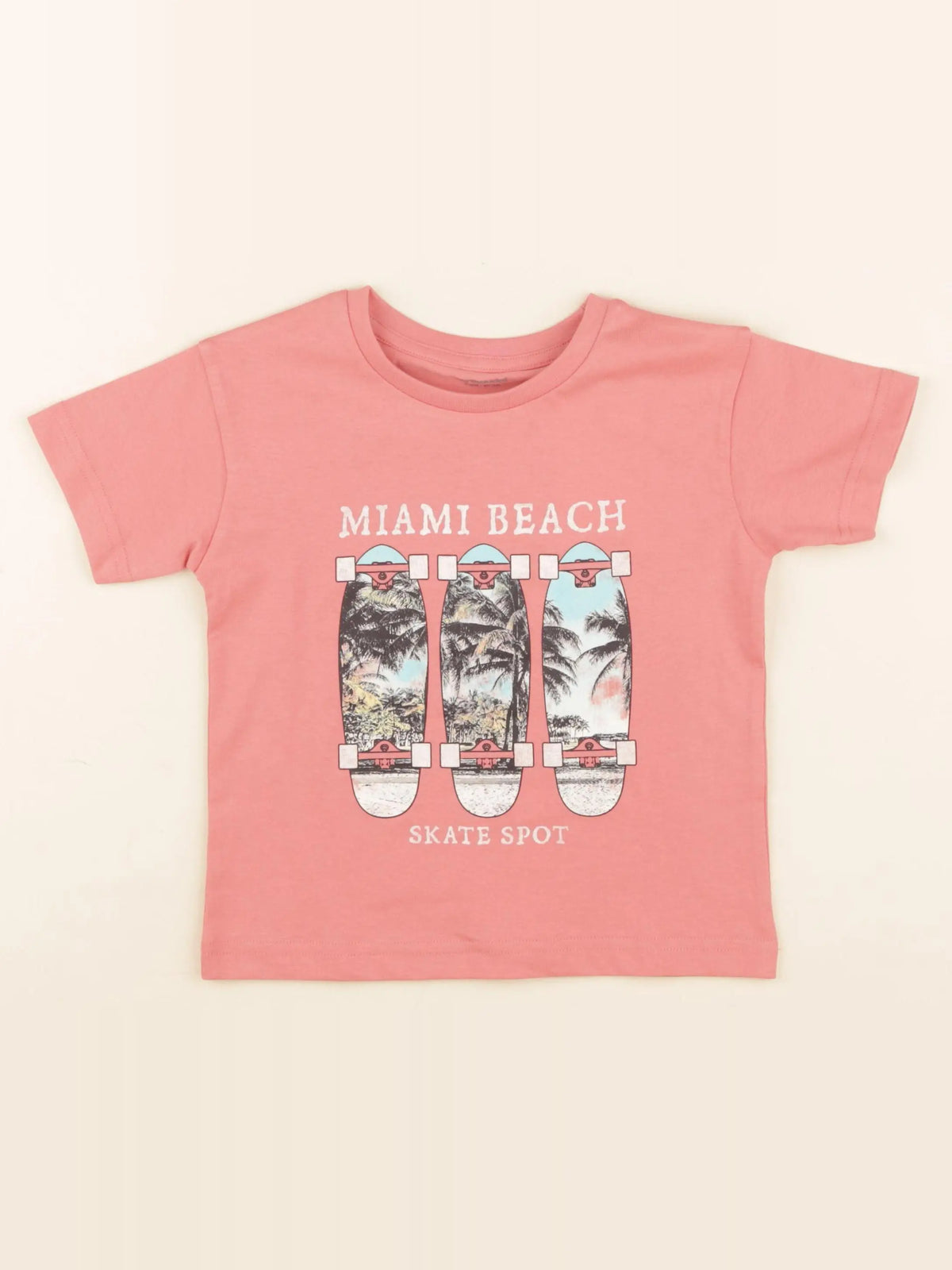 Vertbaudet - tee-shirt rose - 3 ans
