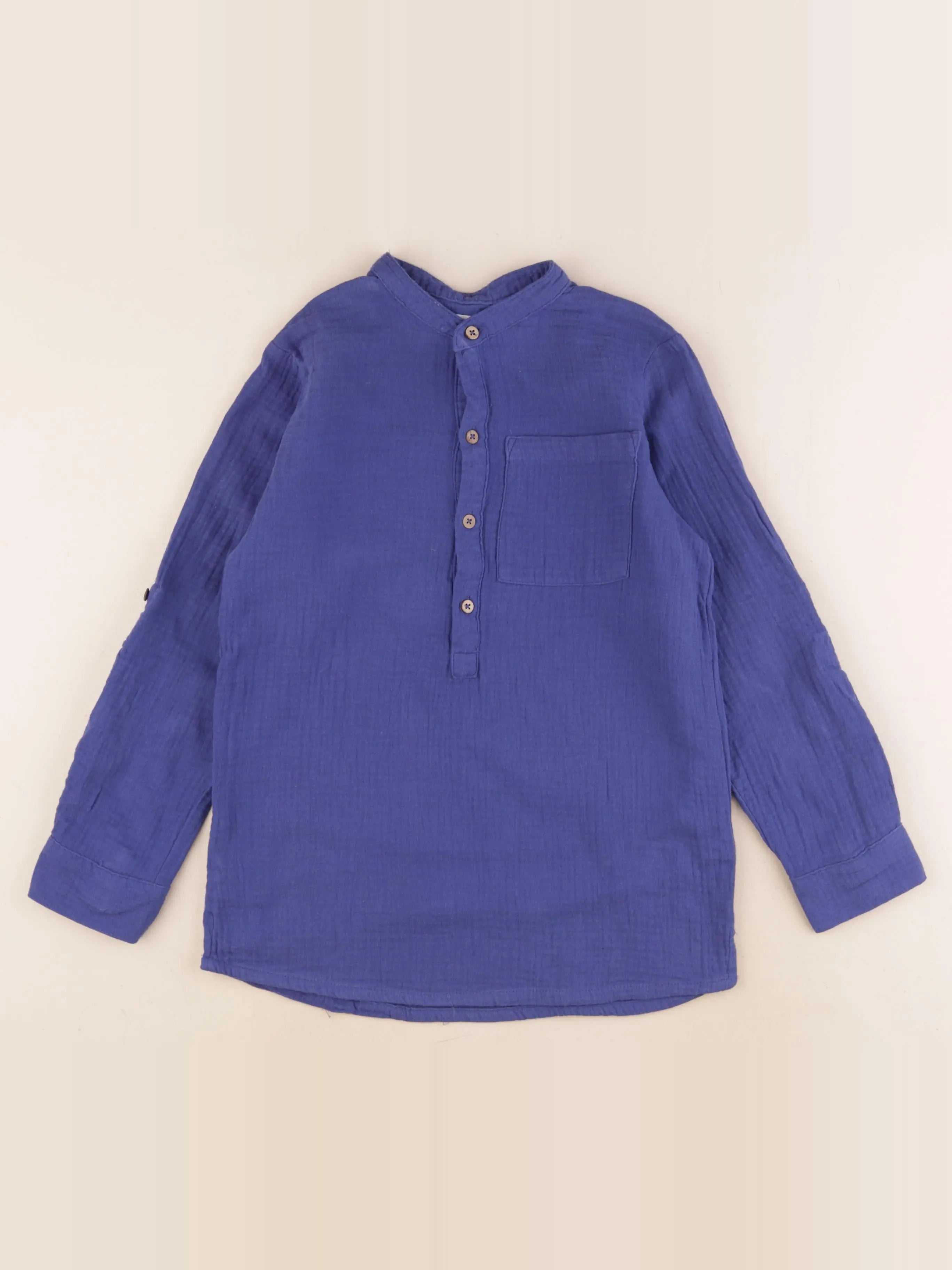 Vertbaudet - chemise bleu - 10 ans