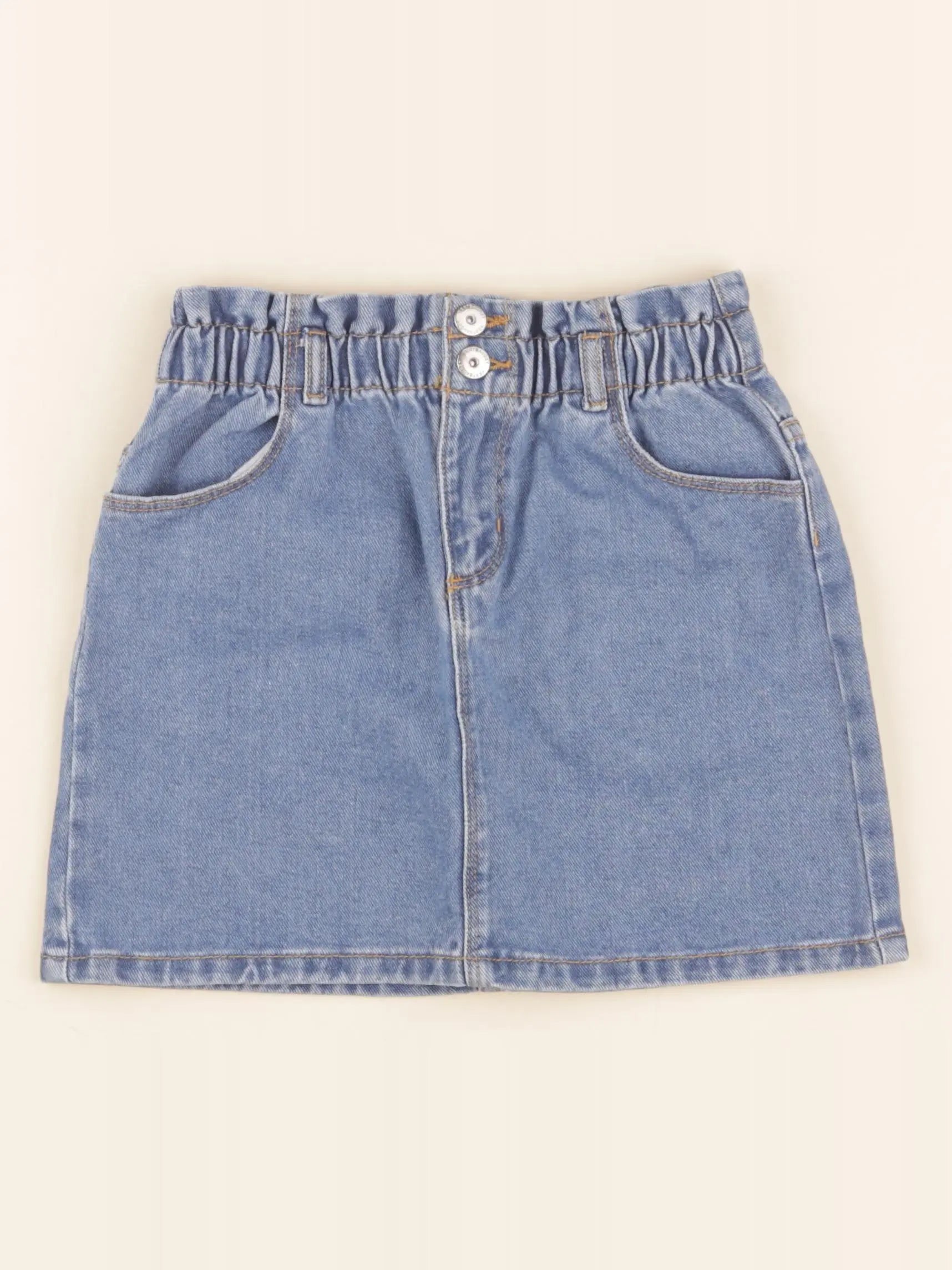 Vertbaudet - jupe bleu - 7 ans