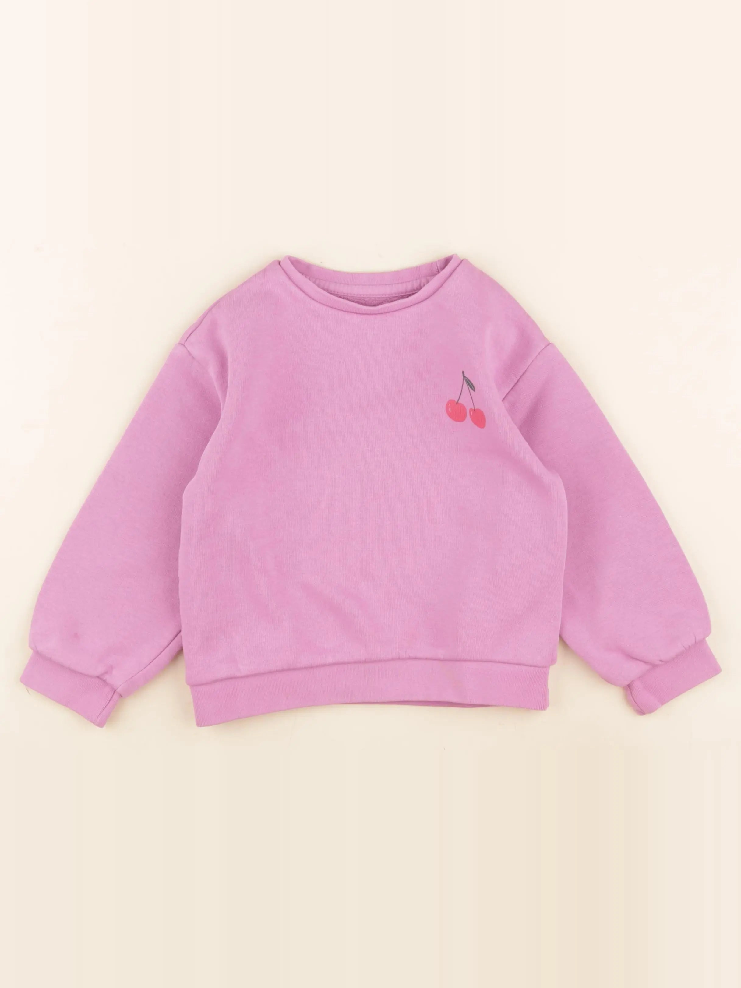 Vertbaudet - sweat rose - 5 ans