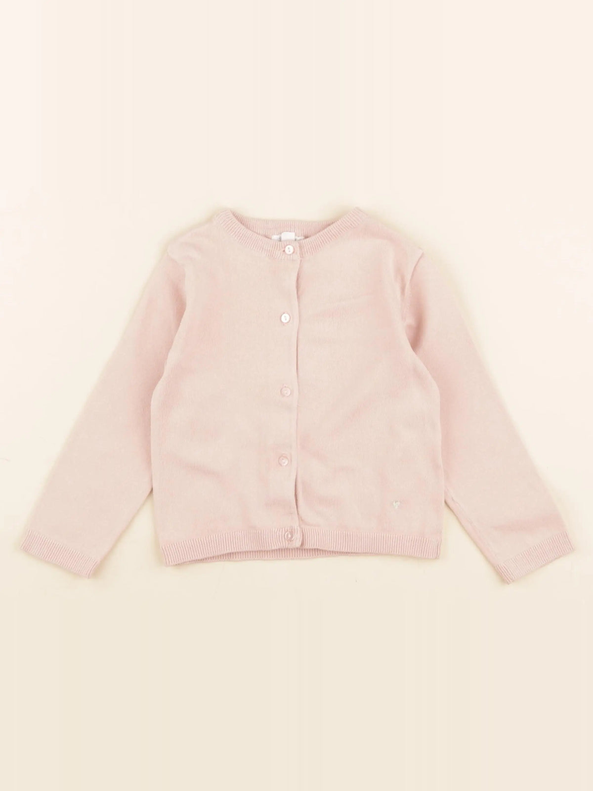 Vertbaudet - gilet rose - 3 ans