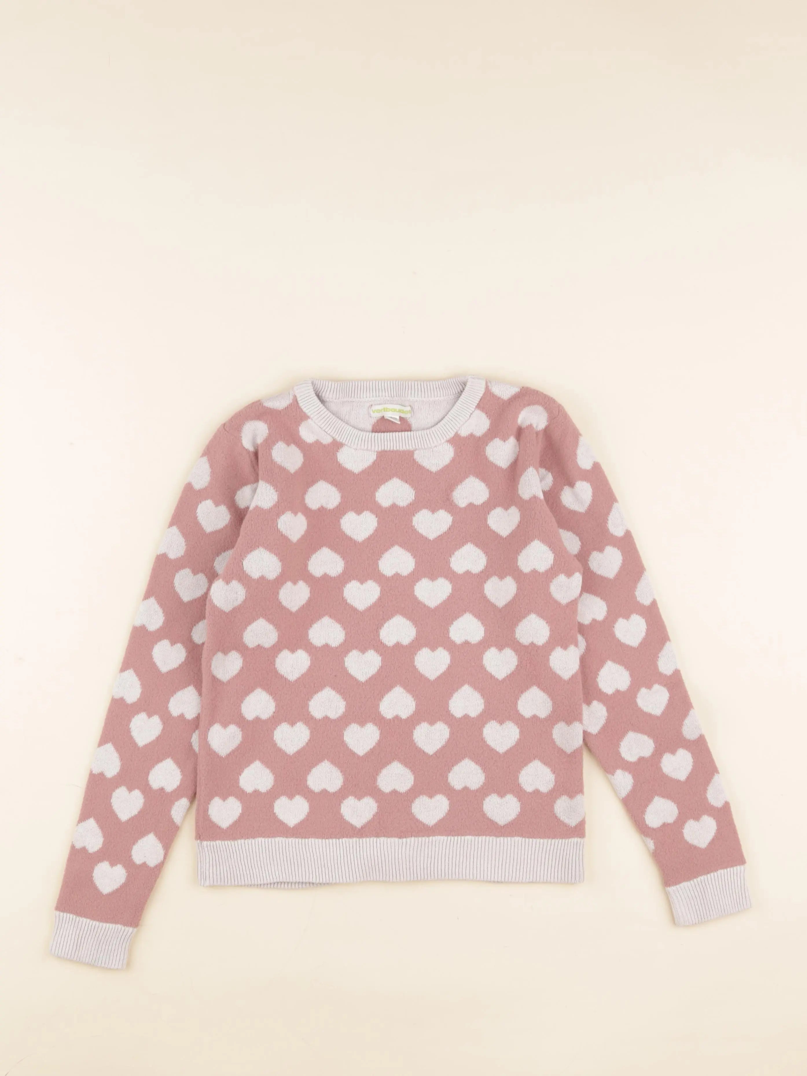 Vertbaudet - pull rose - 8 ans