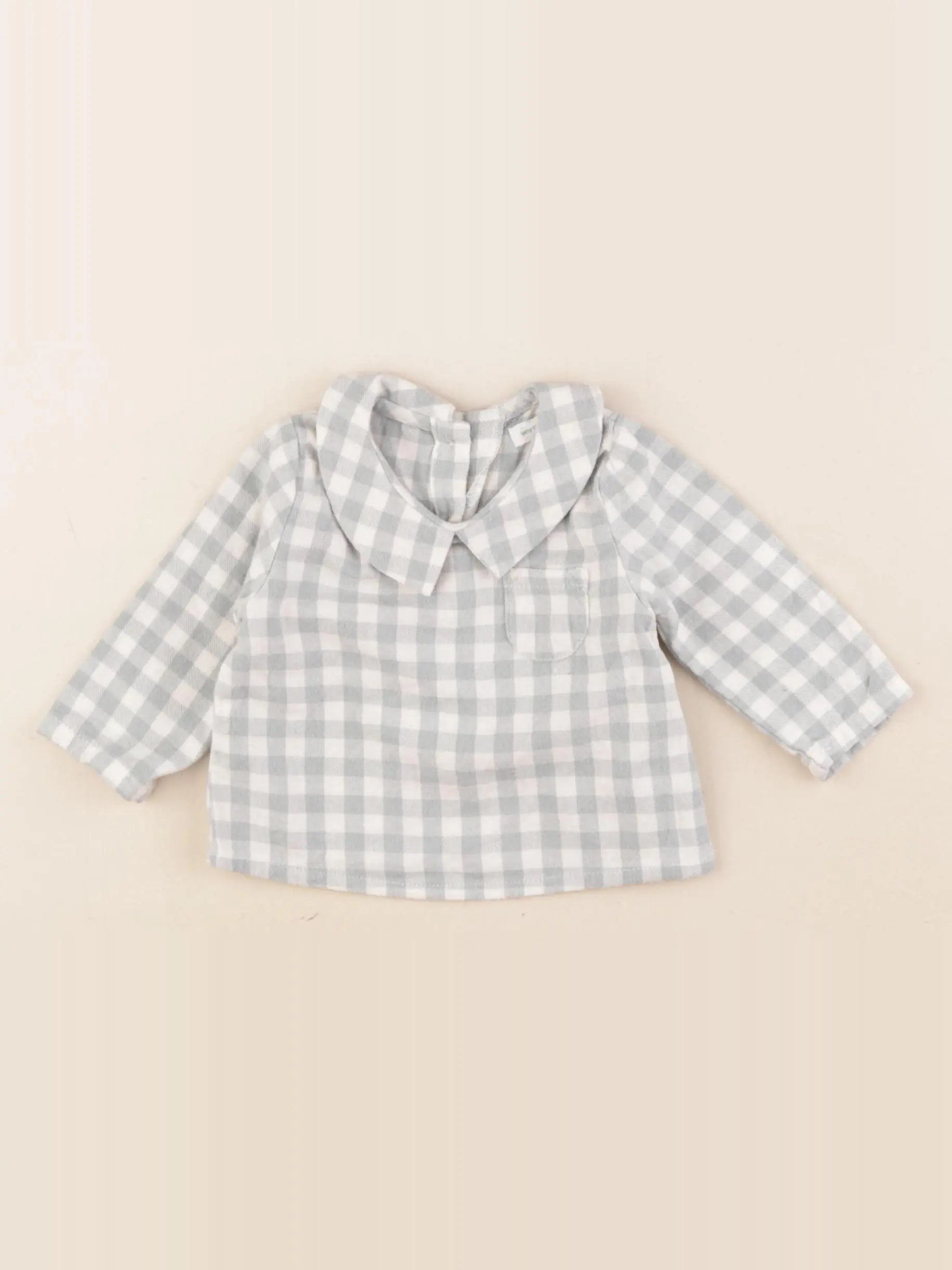 Vertbaudet - chemise vert - 3 mois