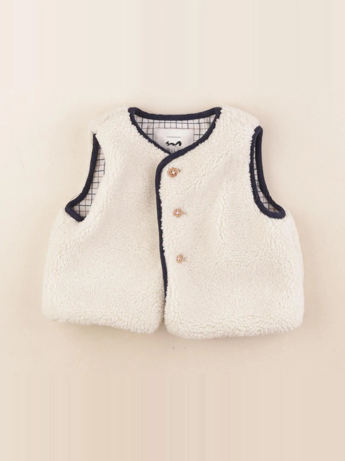 Cyrillus - gilet beige - 6 mois