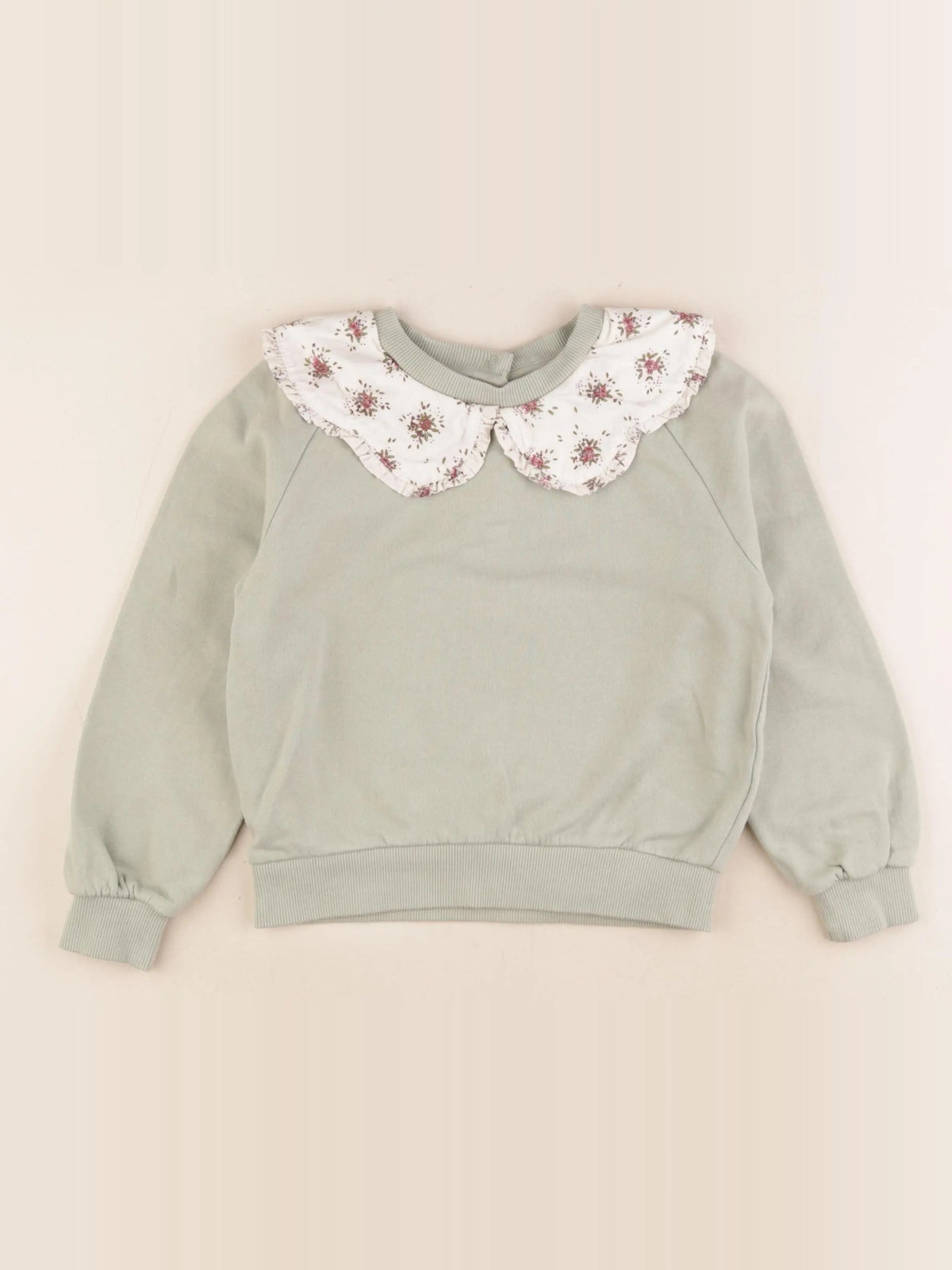 Vertbaudet - sweat vert - 5 ans