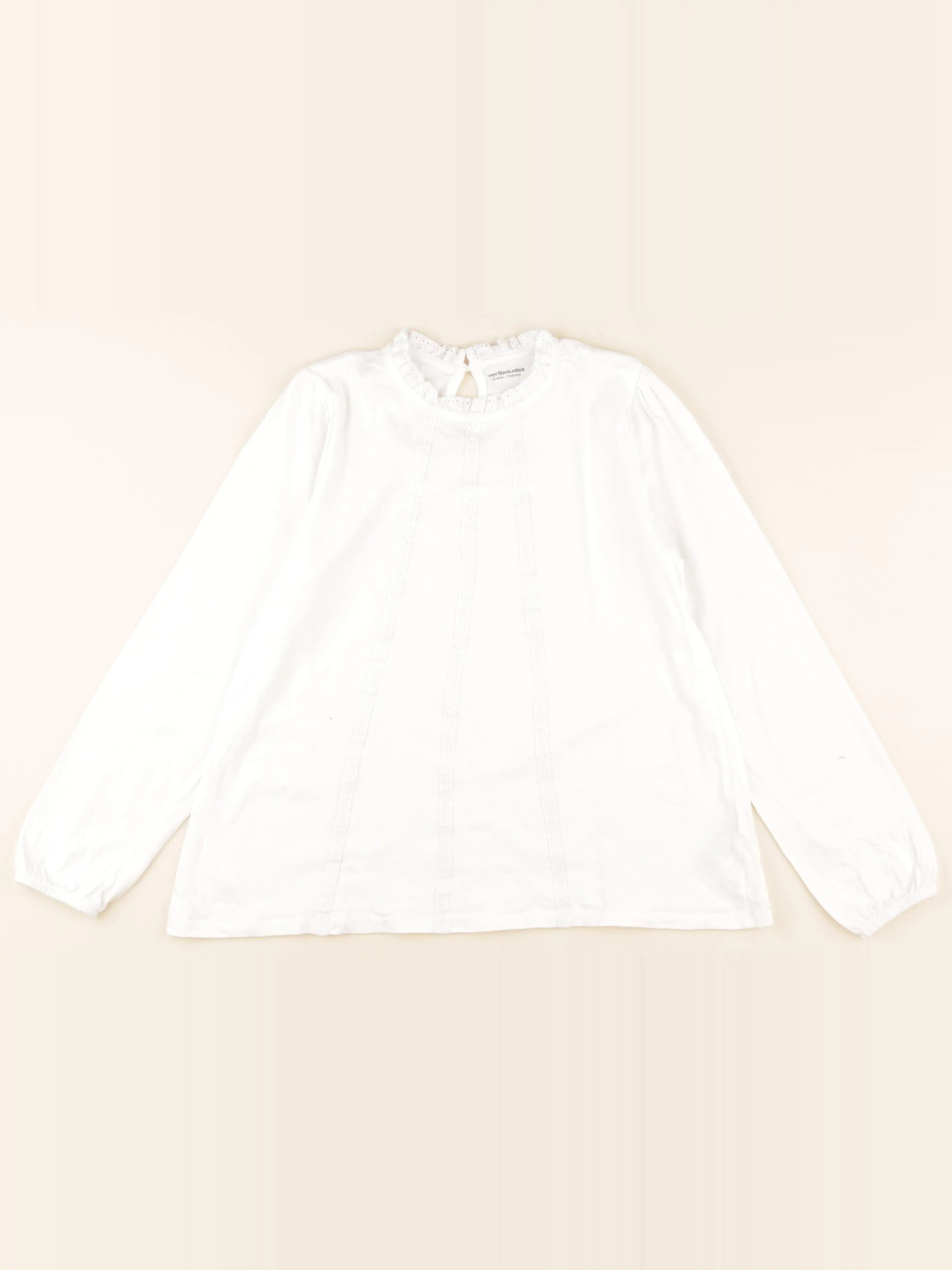 Vertbaudet - tee-shirt blanc - 12 ans