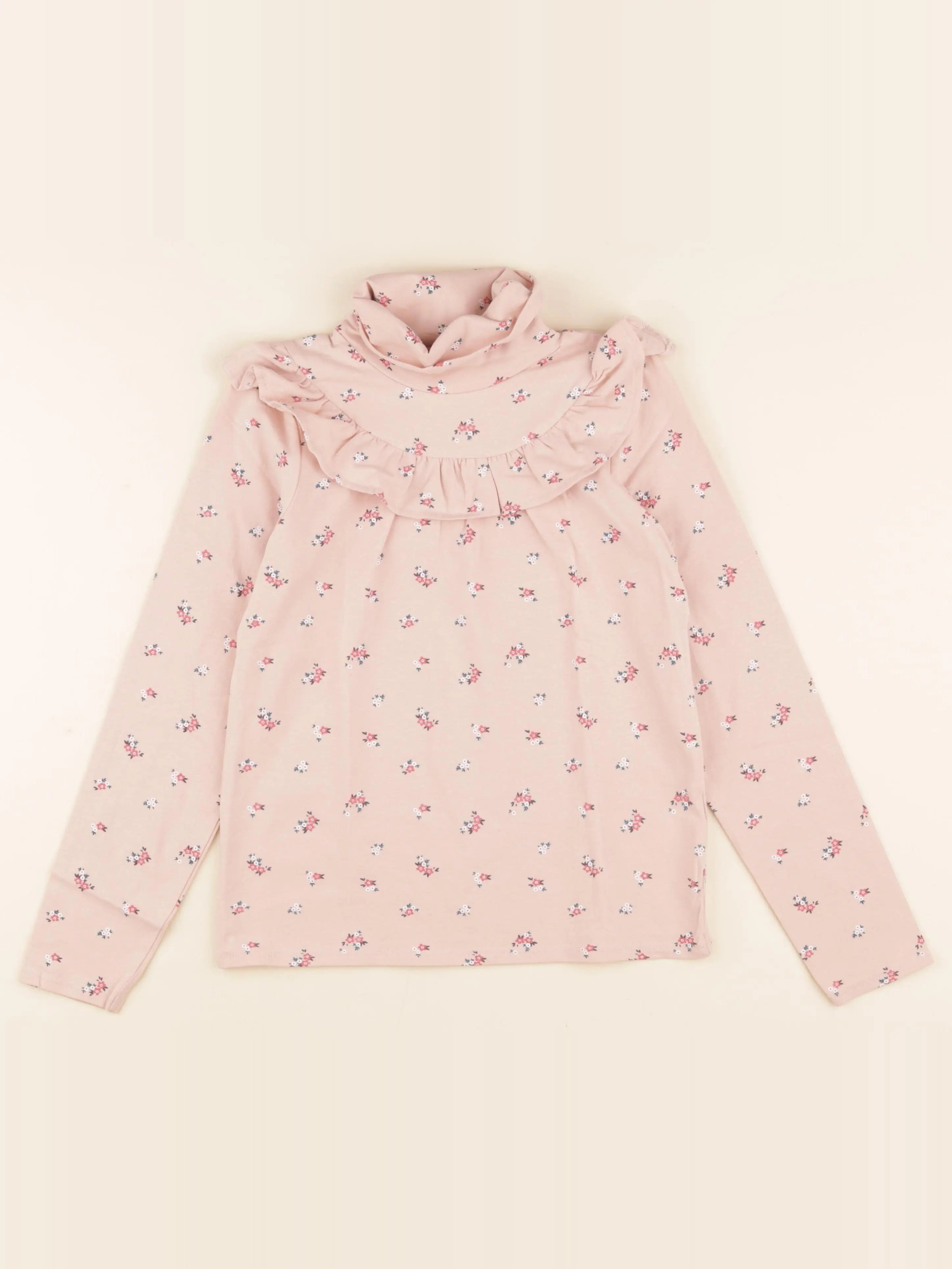 Vertbaudet - sous-pull rose - 10 ans