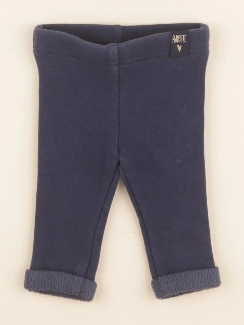 Tape à l'oeil - legging doublé bleu - 3 mois