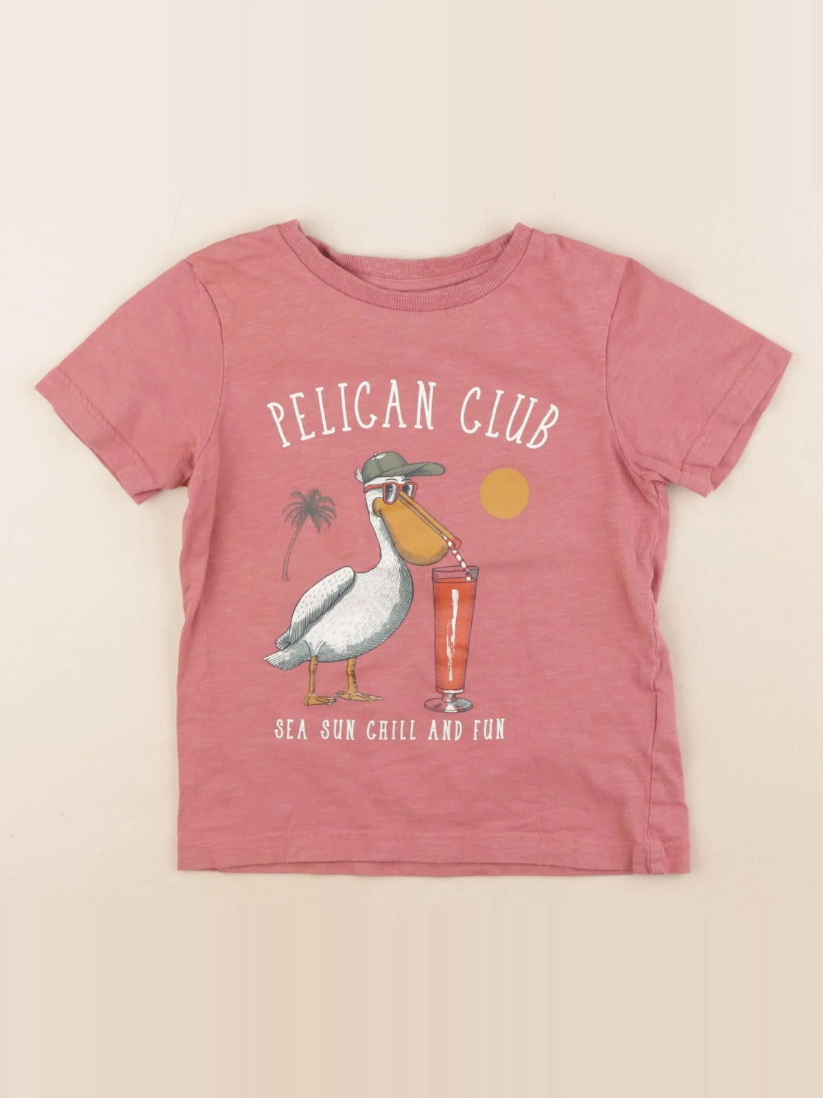 Vertbaudet - tee-shirt rose - 6 ans