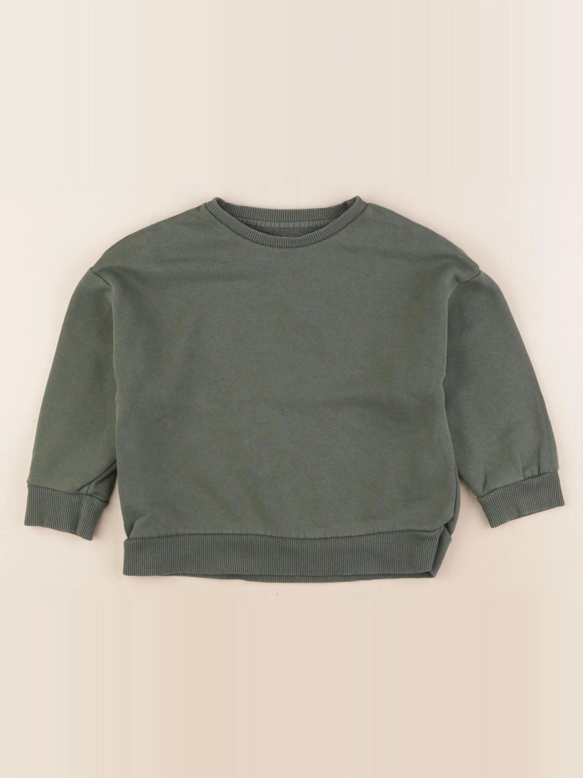 Vertbaudet - sweat vert - 6 ans