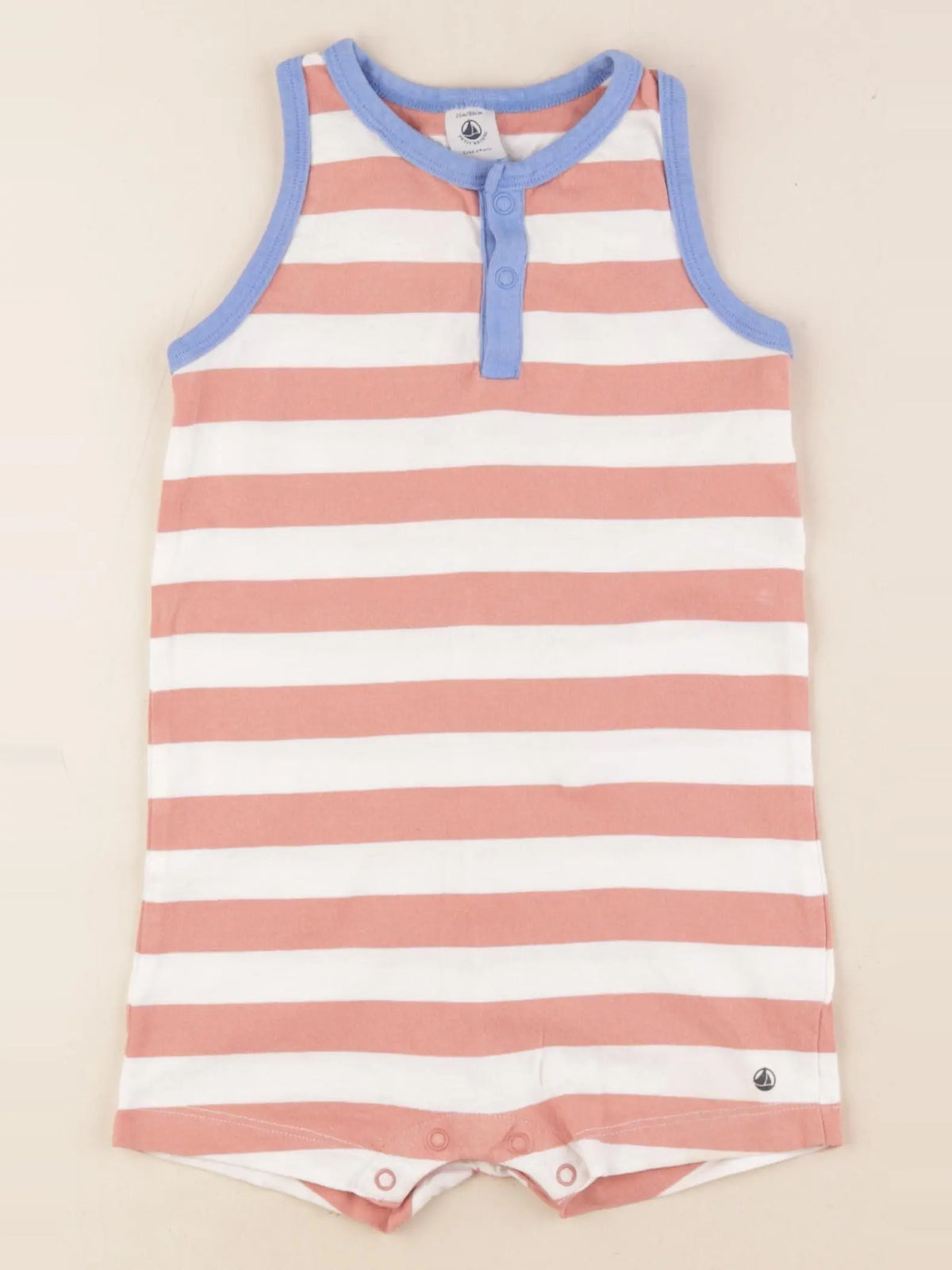 Petit Bateau - combinaison rose - 24 mois