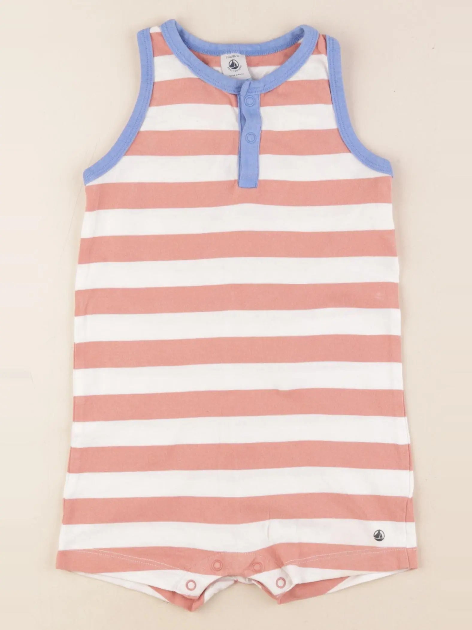 Petit Bateau - combinaison rose - 24 mois