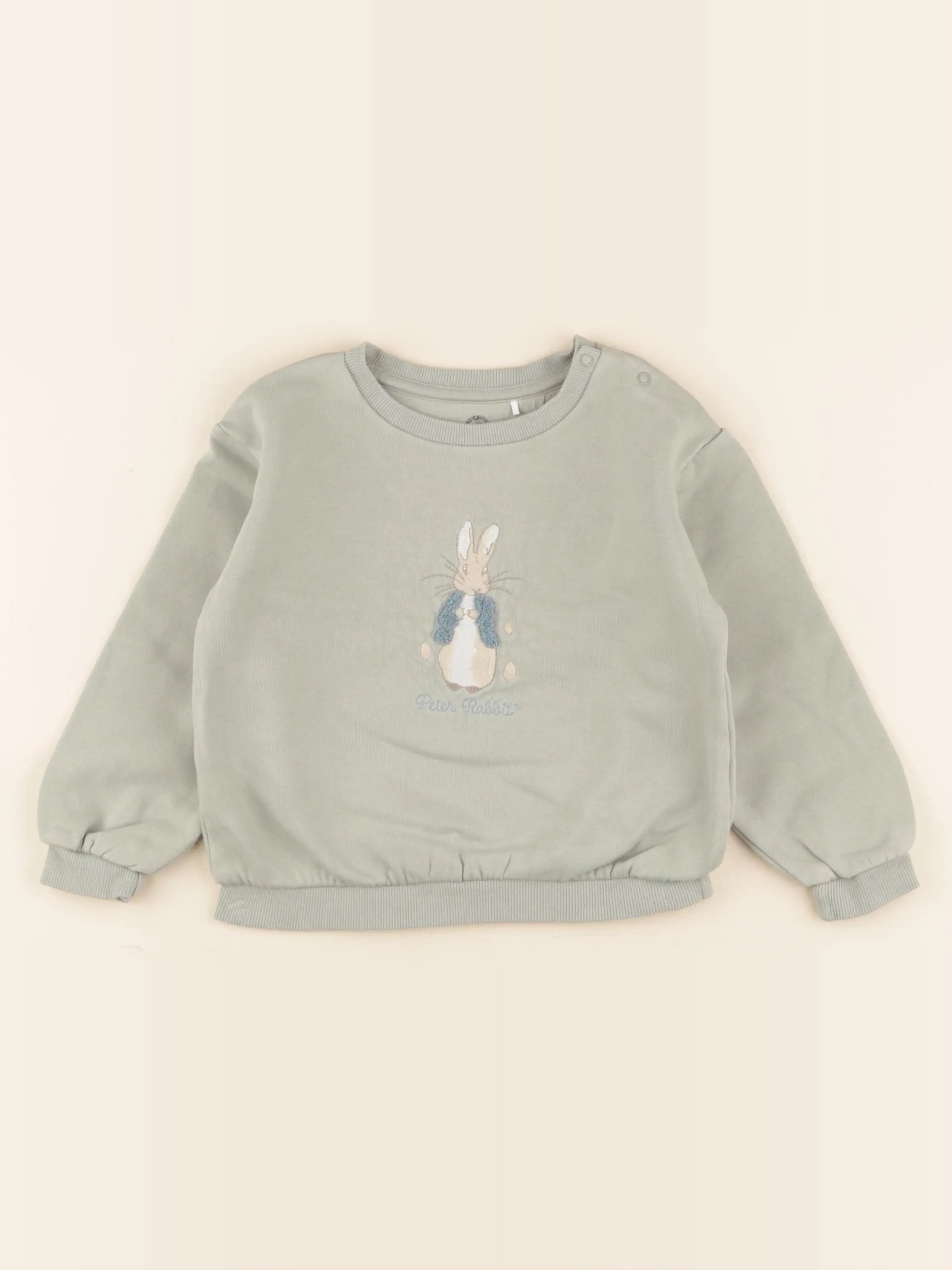 Marks & Spencer  - sweat vert - 2/3 ans