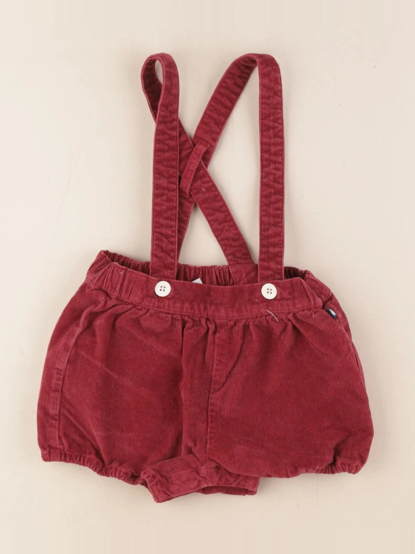 Petit Bateau - bloomer rouge - 24 mois
