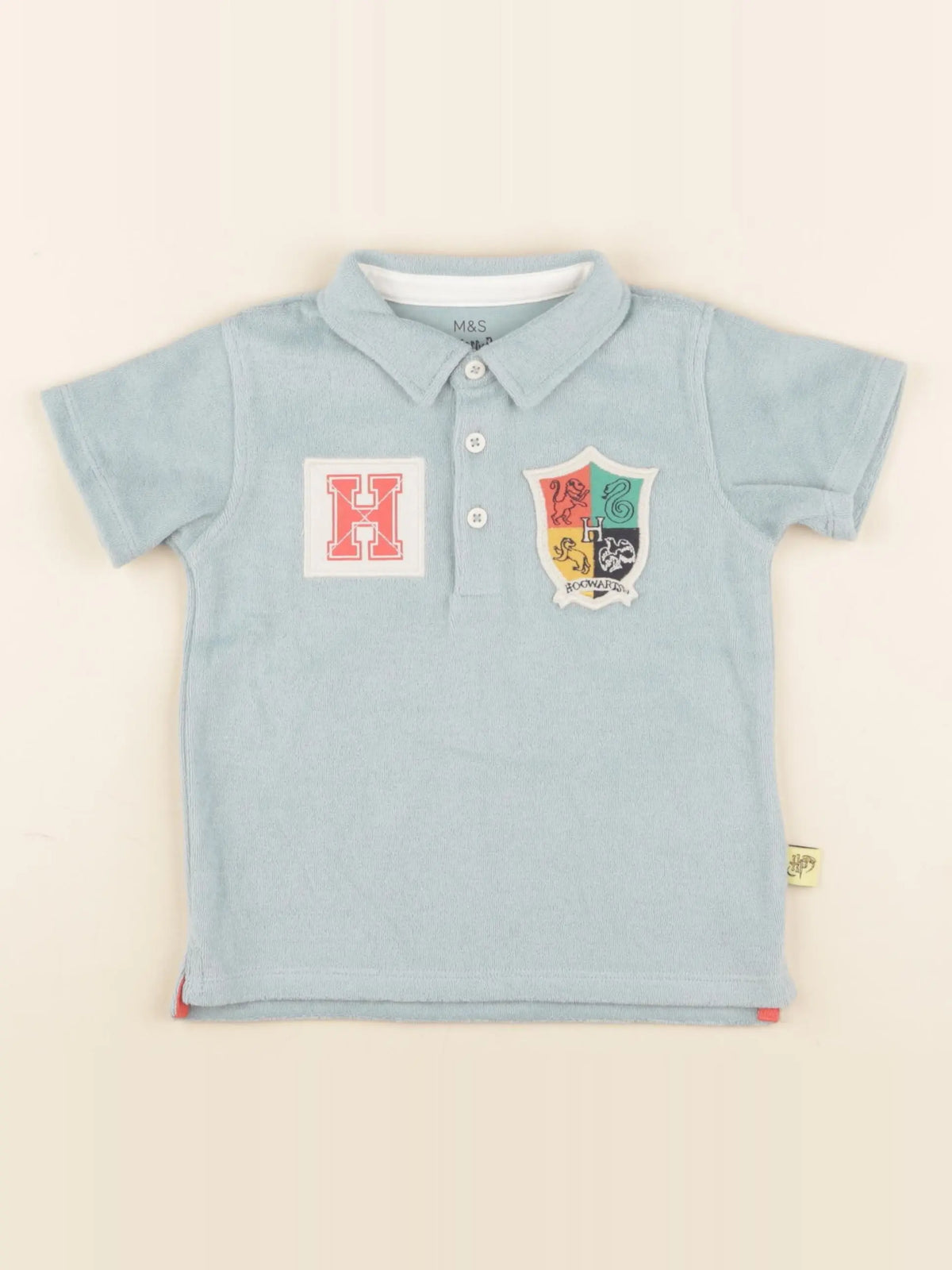 Marks & Spencer  - polo vert - 18/24 mois