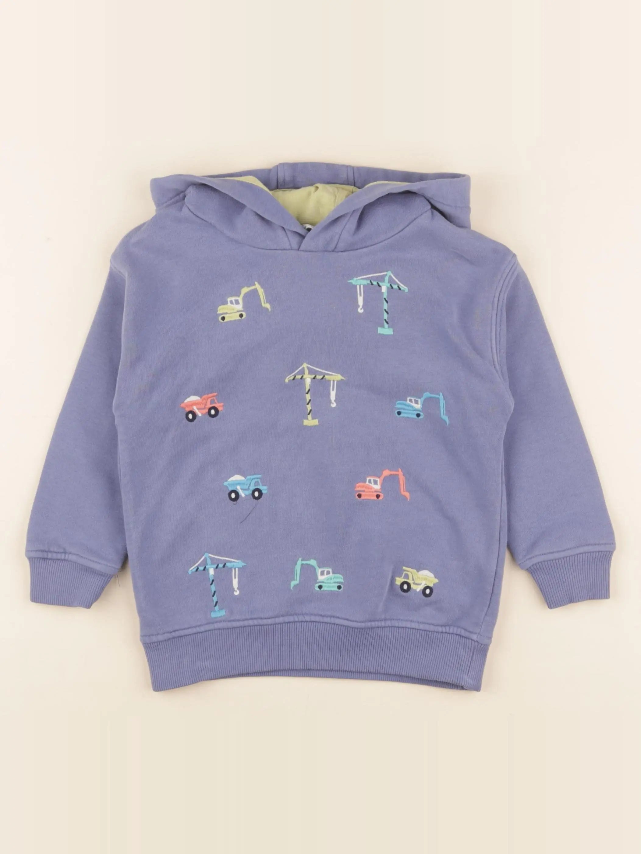 Marks & Spencer  - sweat bleu - 2/3 ans