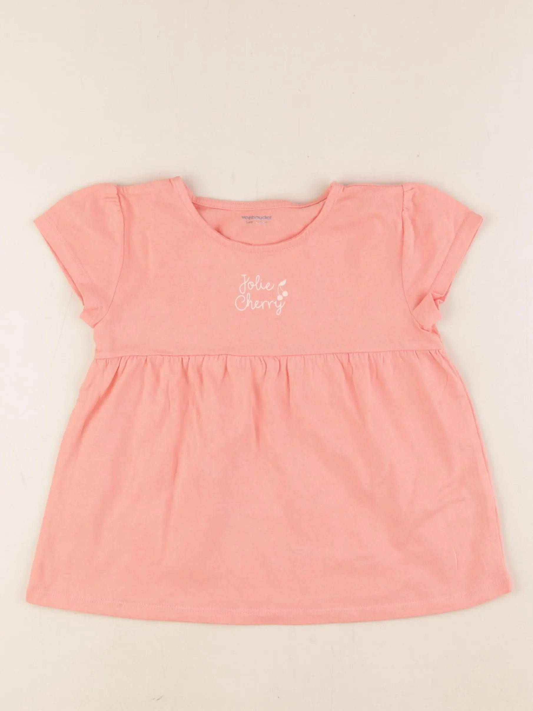Vertbaudet - tee-shirt rose - 5 ans