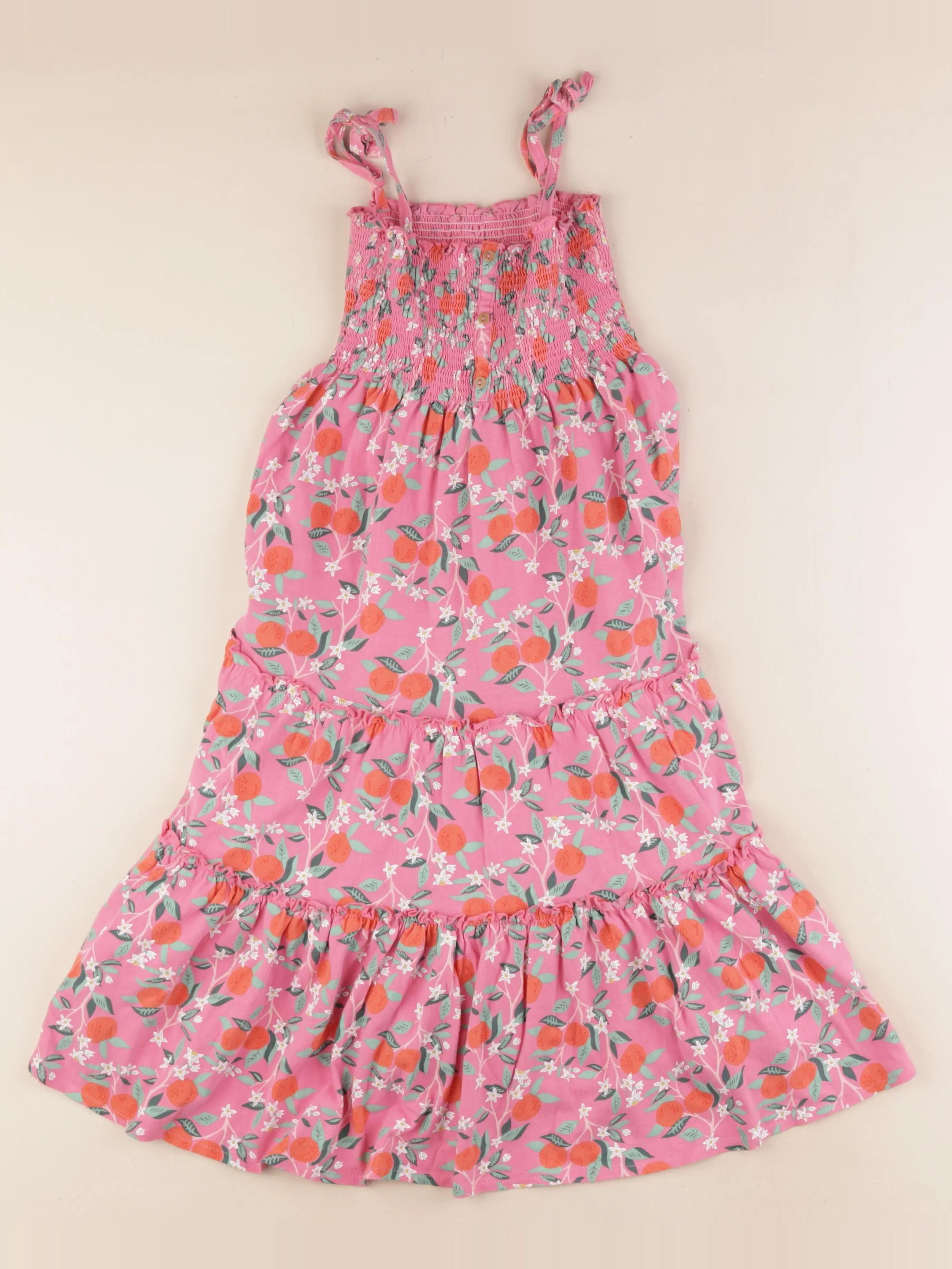 Vertbaudet - robe multicolore - 7 ans