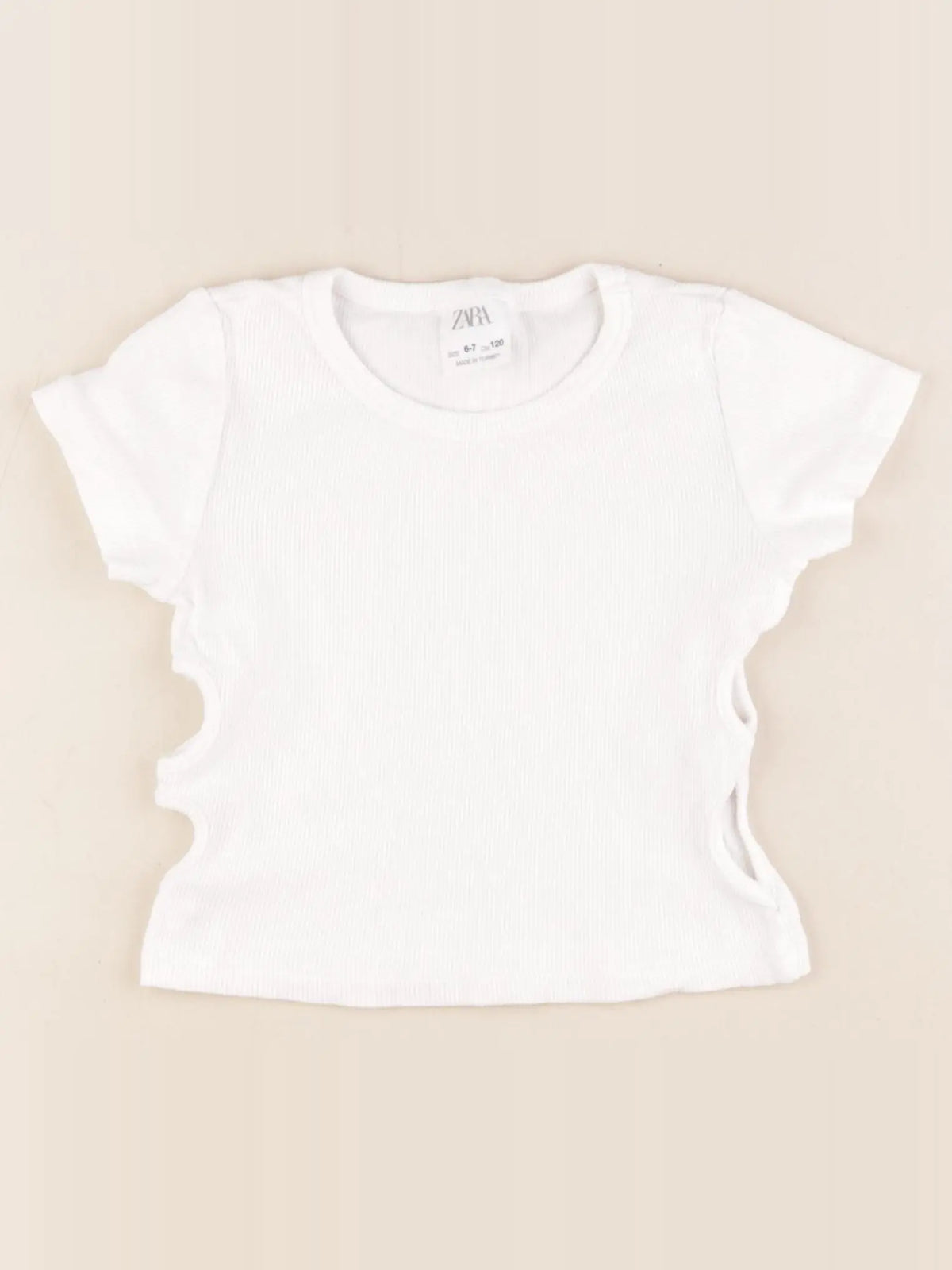 Zara - tee-shirt blanc - 6/7 ans