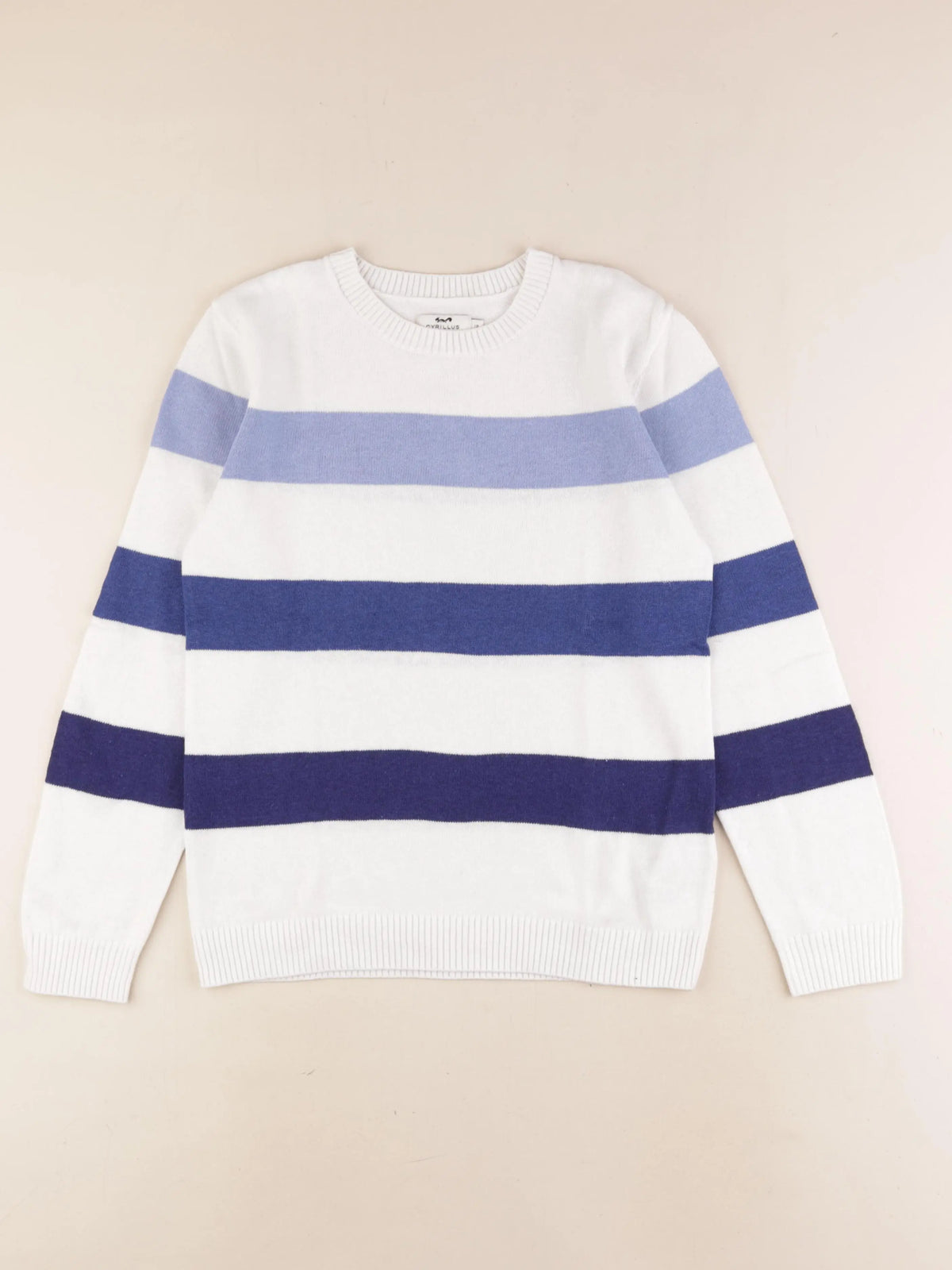 Cyrillus - pull bleu - 12 ans